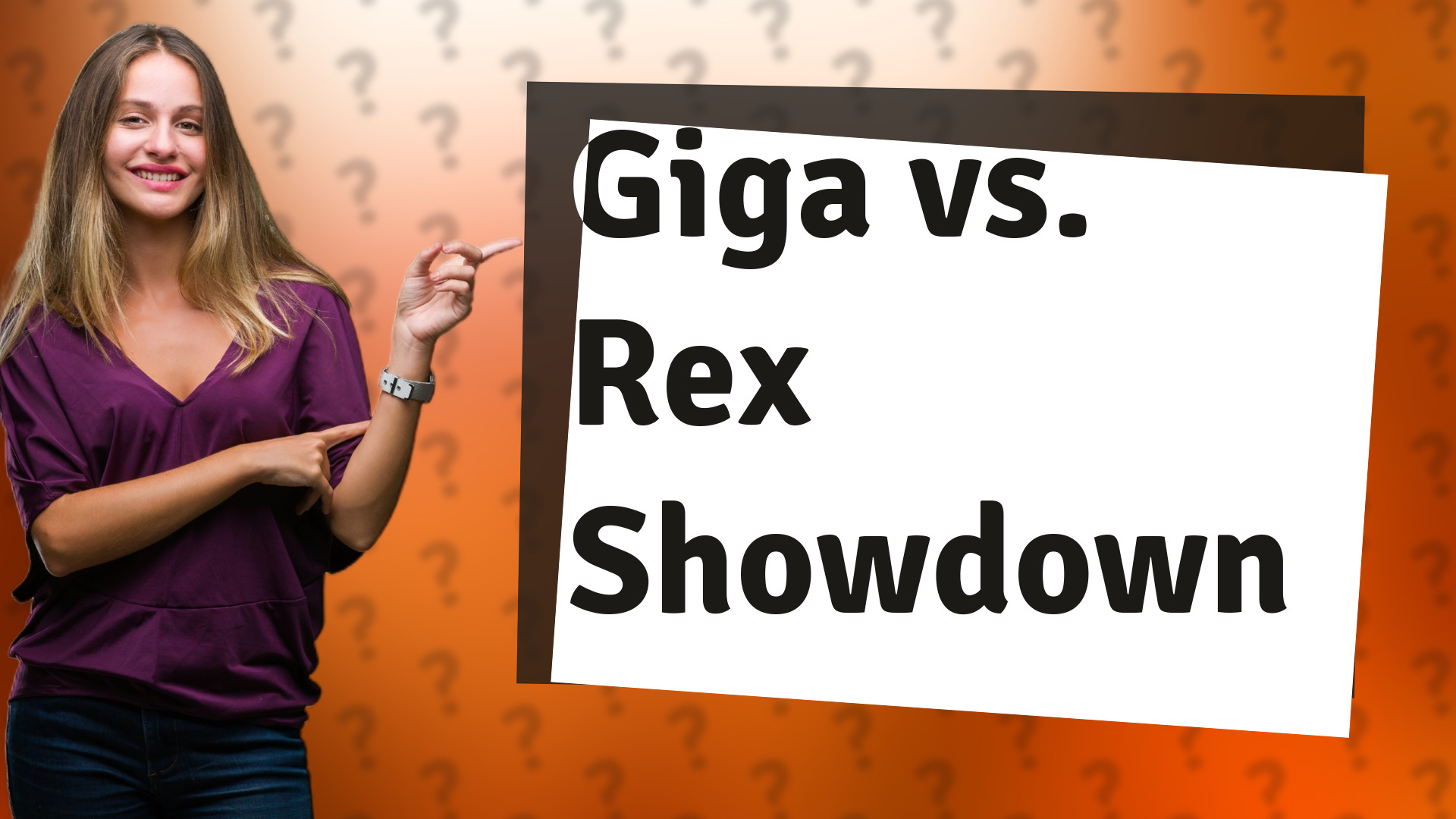 Giga vs. Rex Showdown