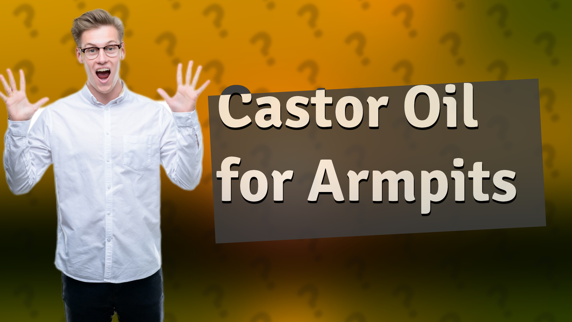 Castor Oil for Armpits