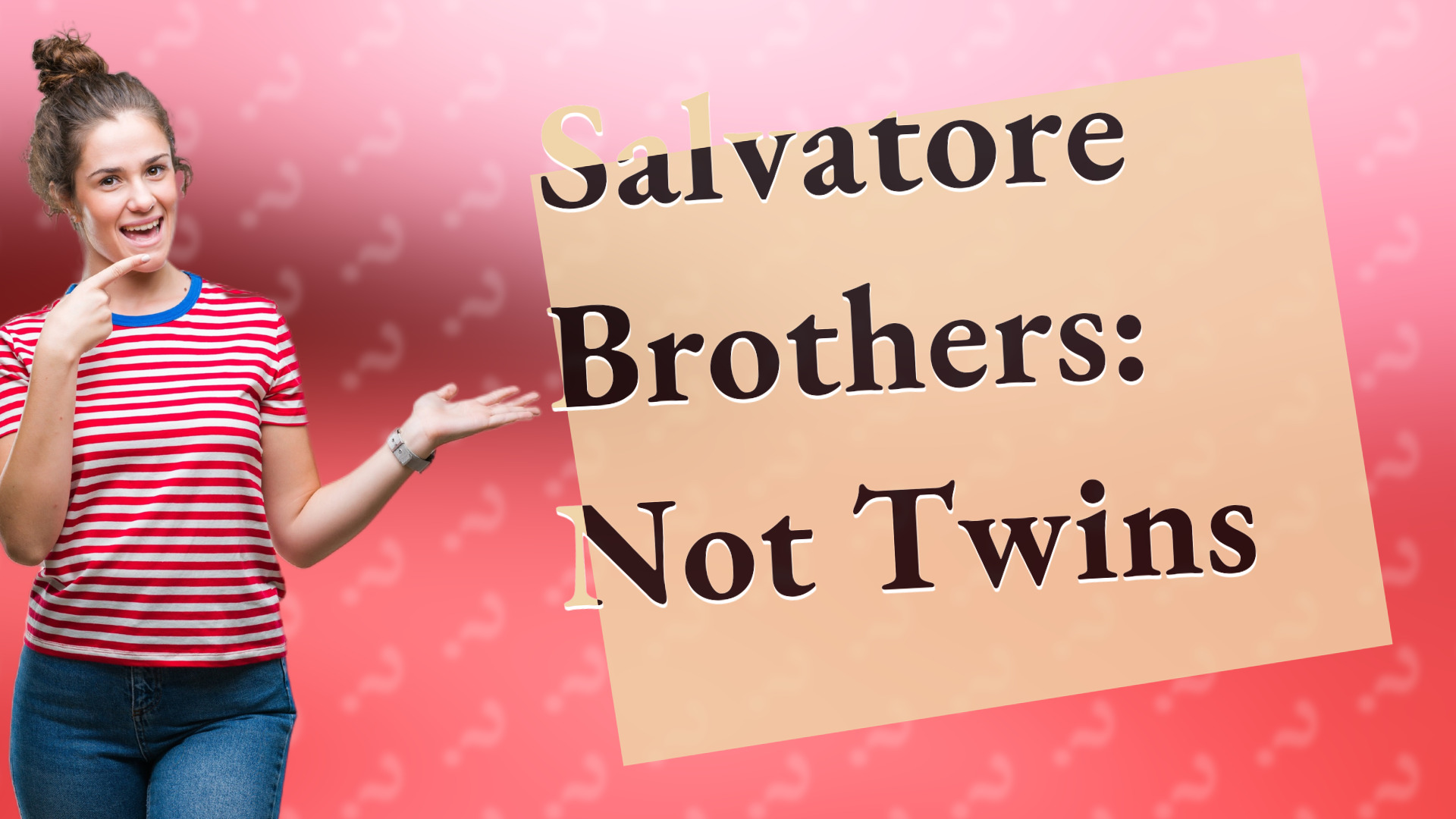 Salvatore Brothers: Not Twins