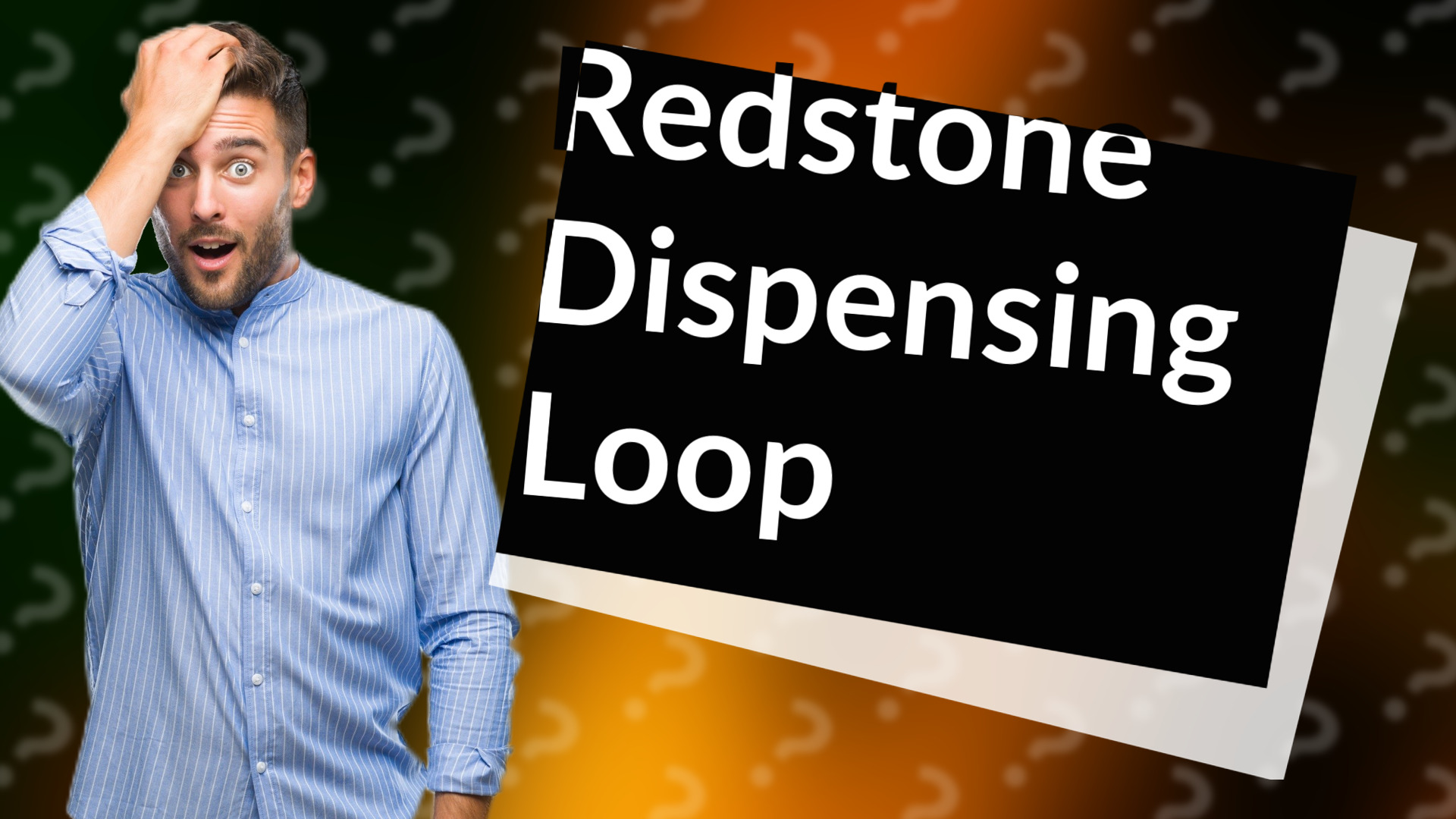 Redstone Dispensing Loop