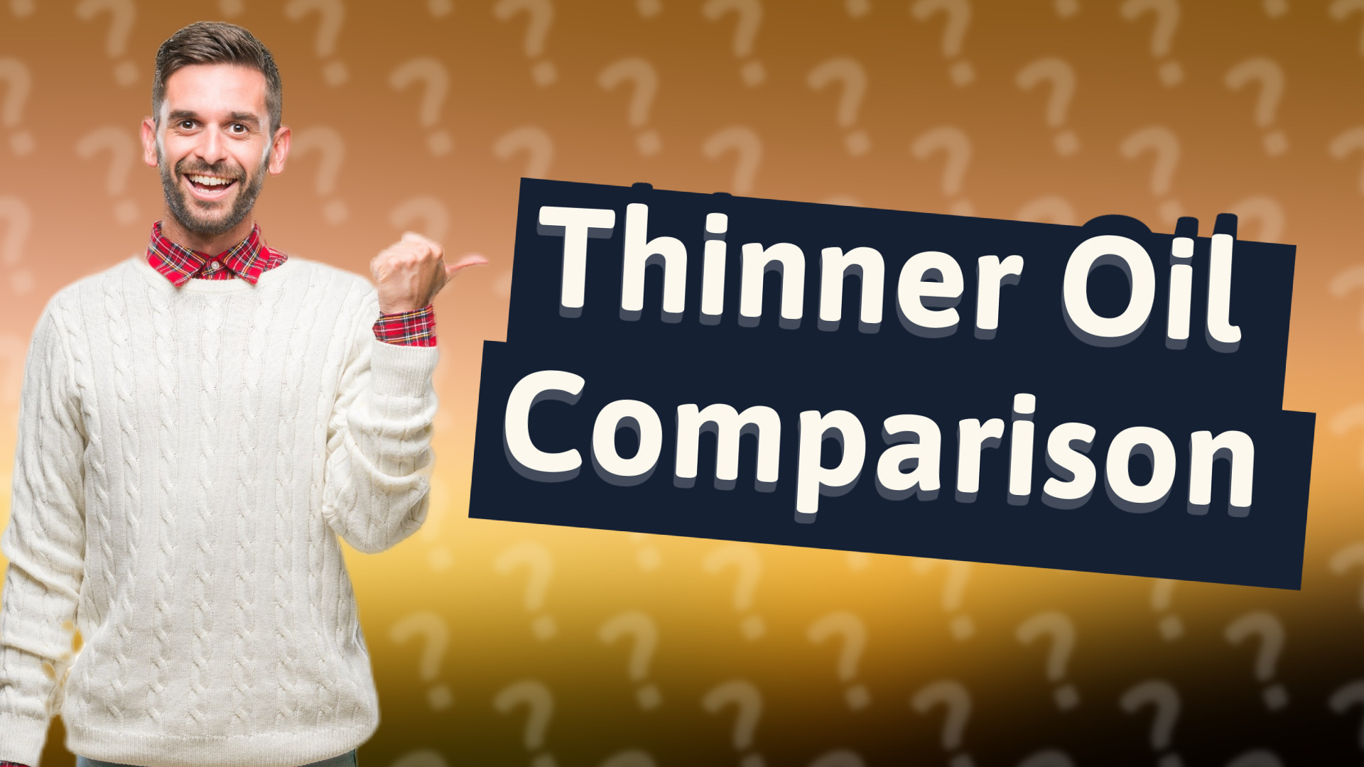 Thinner Oil Comparison