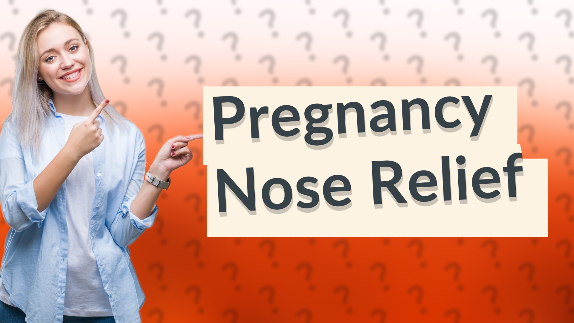 Pregnancy Nose Relief