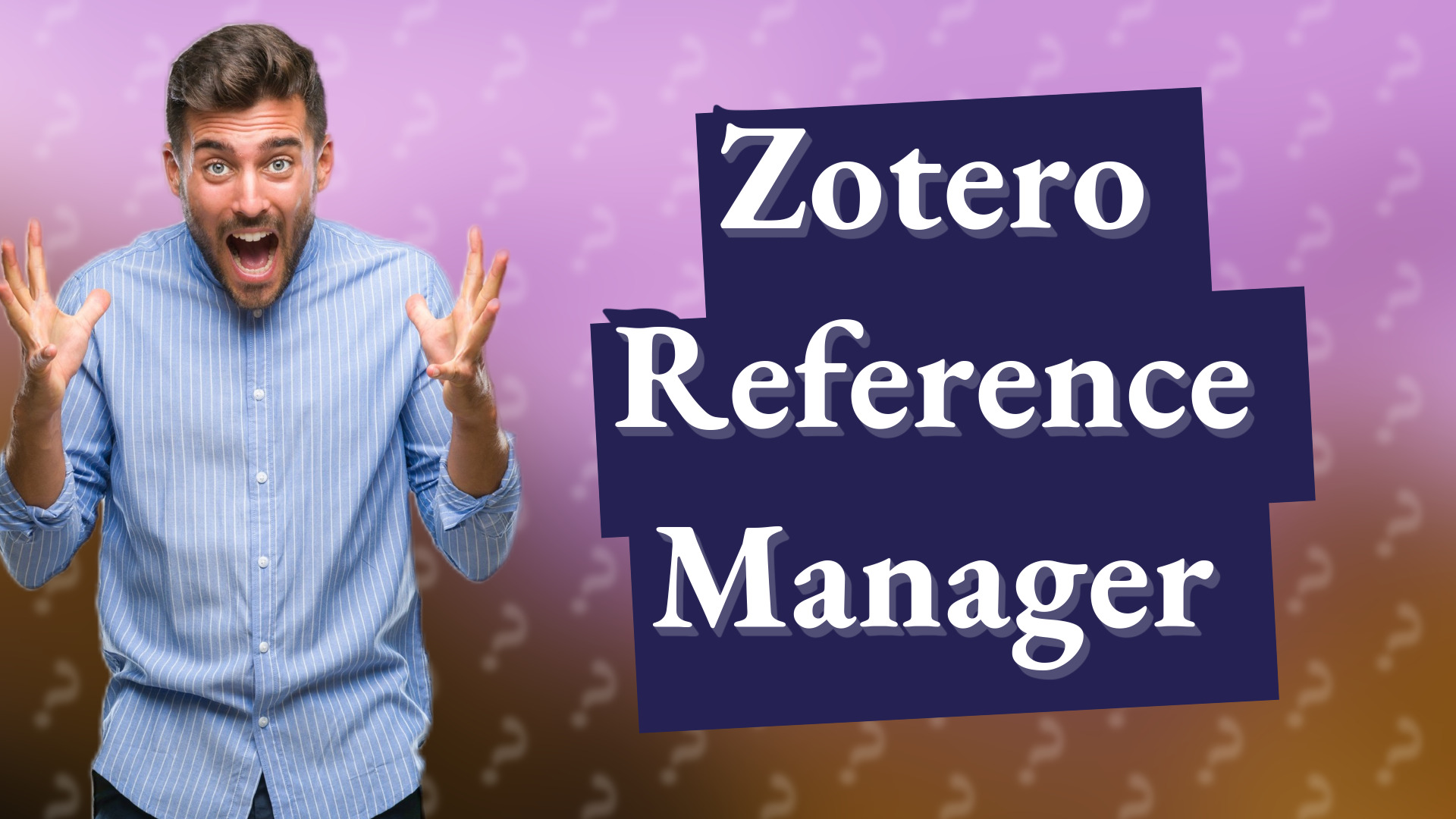 Zotero Reference Manager