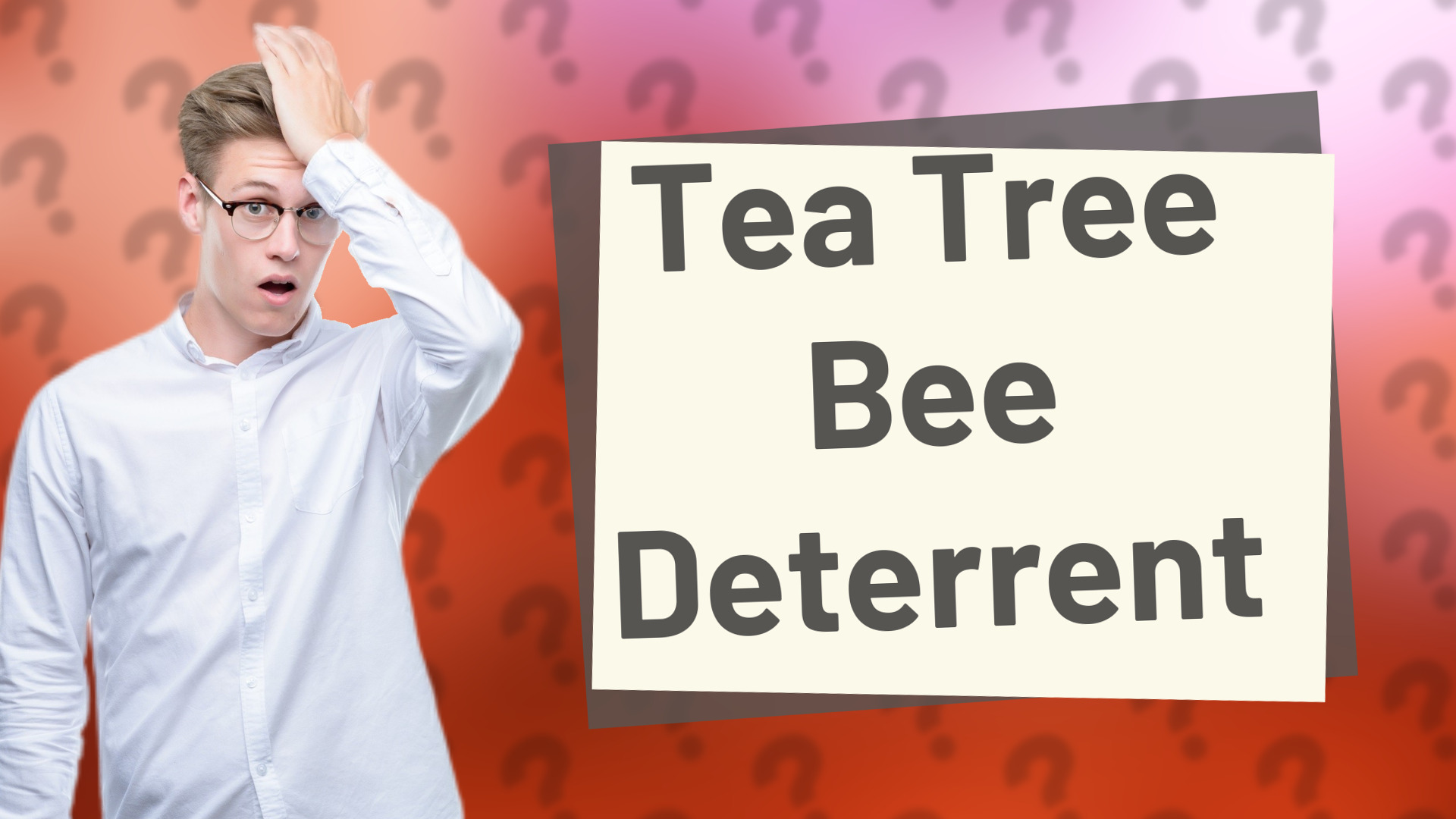 Tea Tree Bee Deterrent