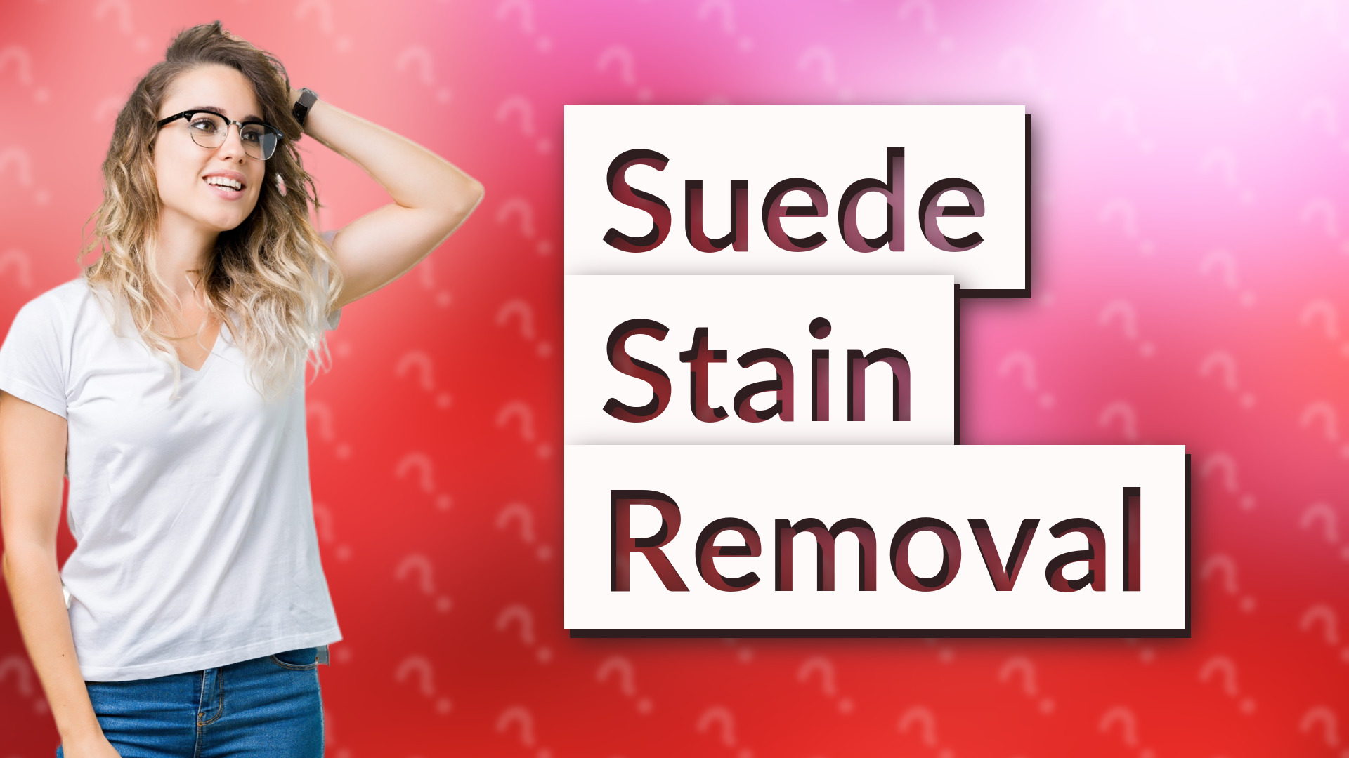 Suede Stain Removal