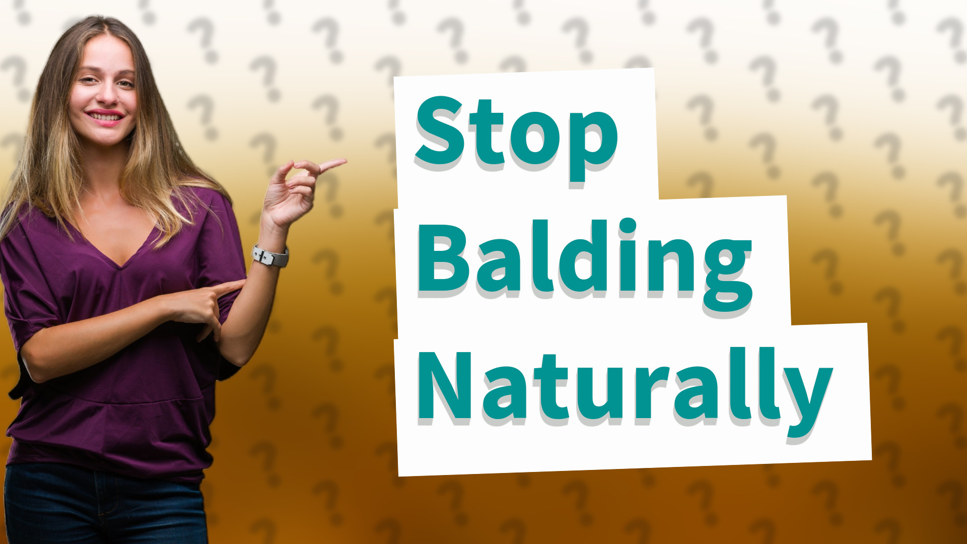 Stop Balding Naturally
