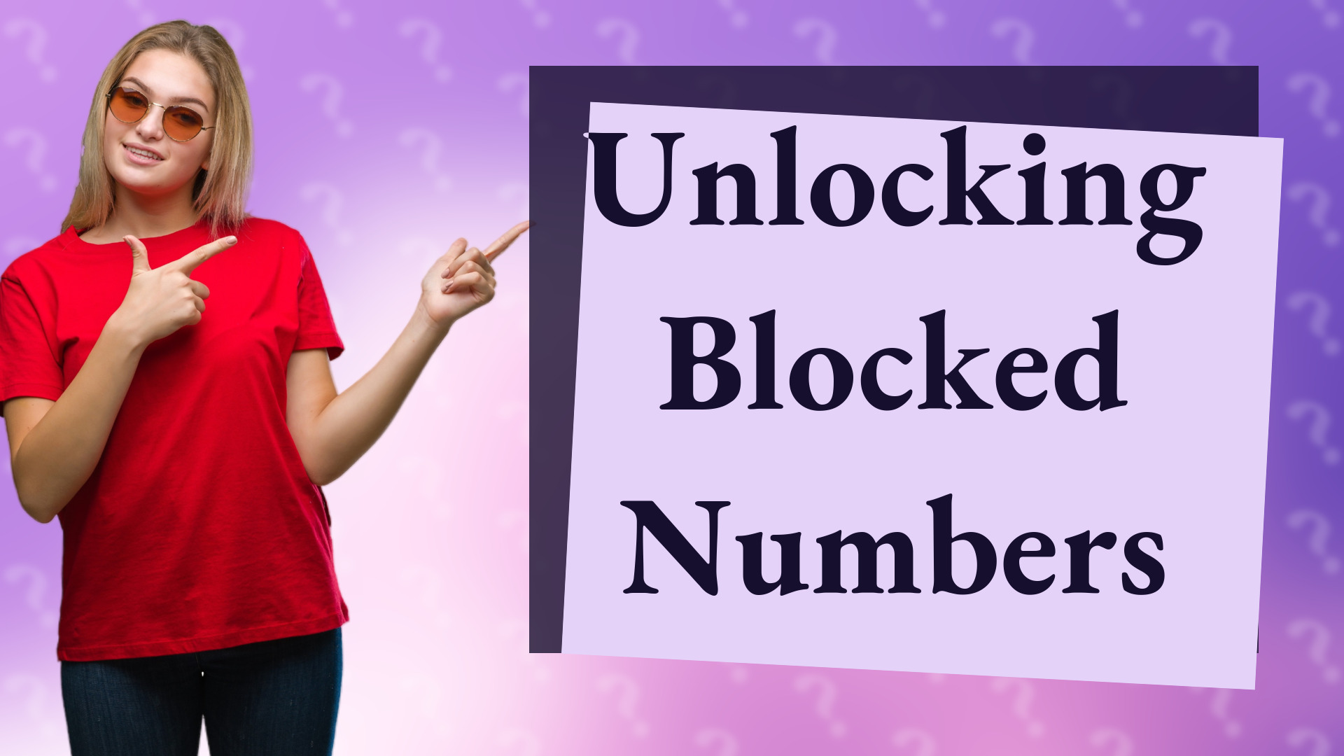 Unlocking Blocked Numbers