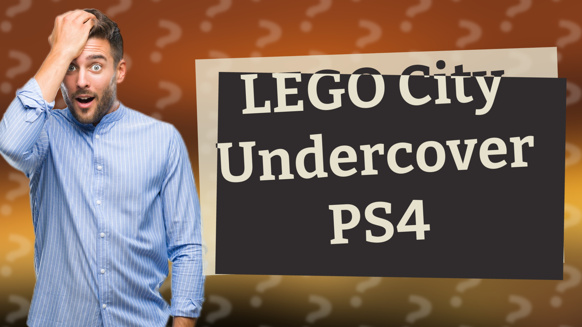 LEGO City Undercover PS4