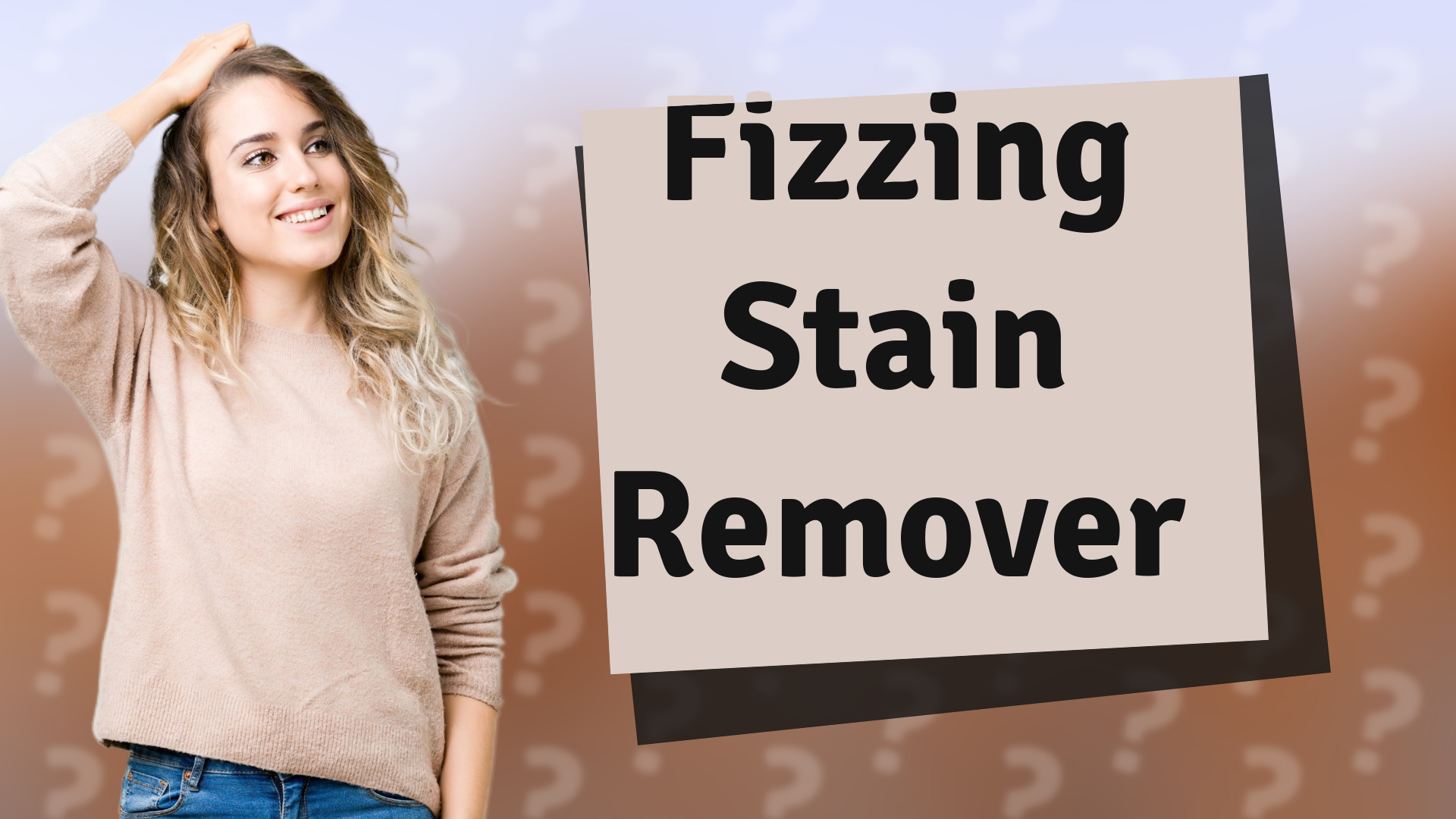 Fizzing Stain Remover