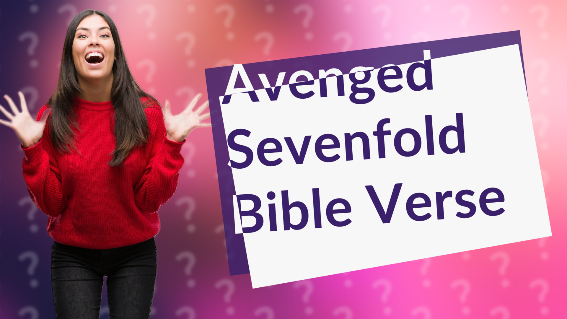 Avenged Sevenfold Bible Verse