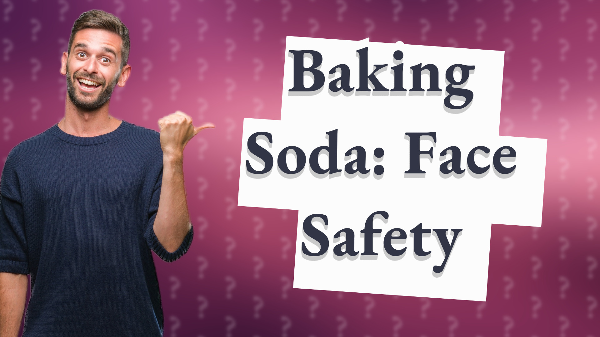Baking Soda: Face Safety
