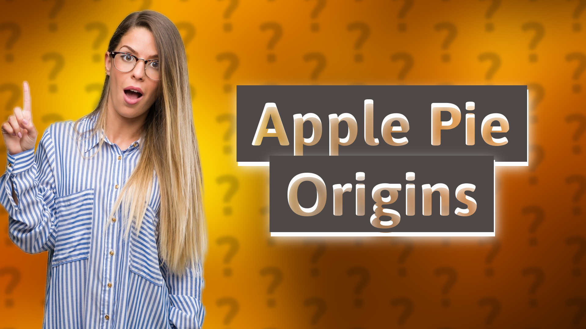 Apple Pie Origins