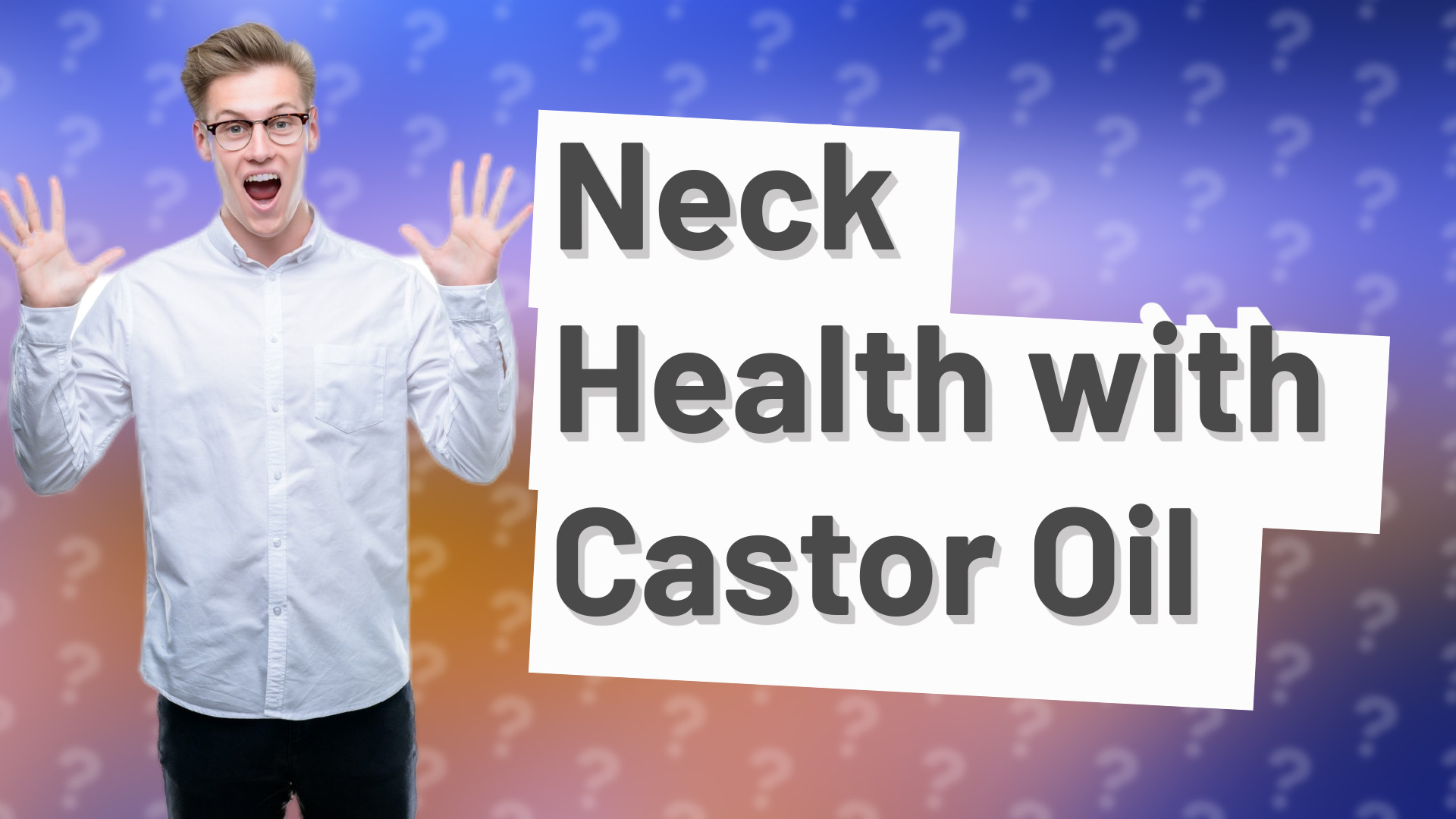 Neck Health with Castor Oil