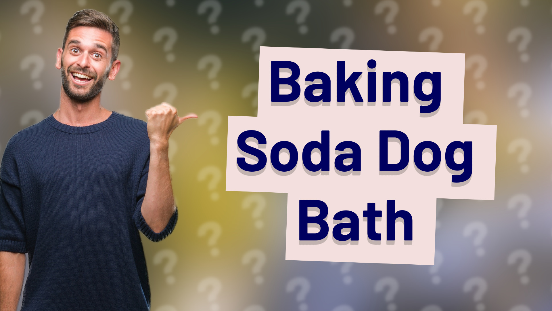 Baking Soda Dog Bath