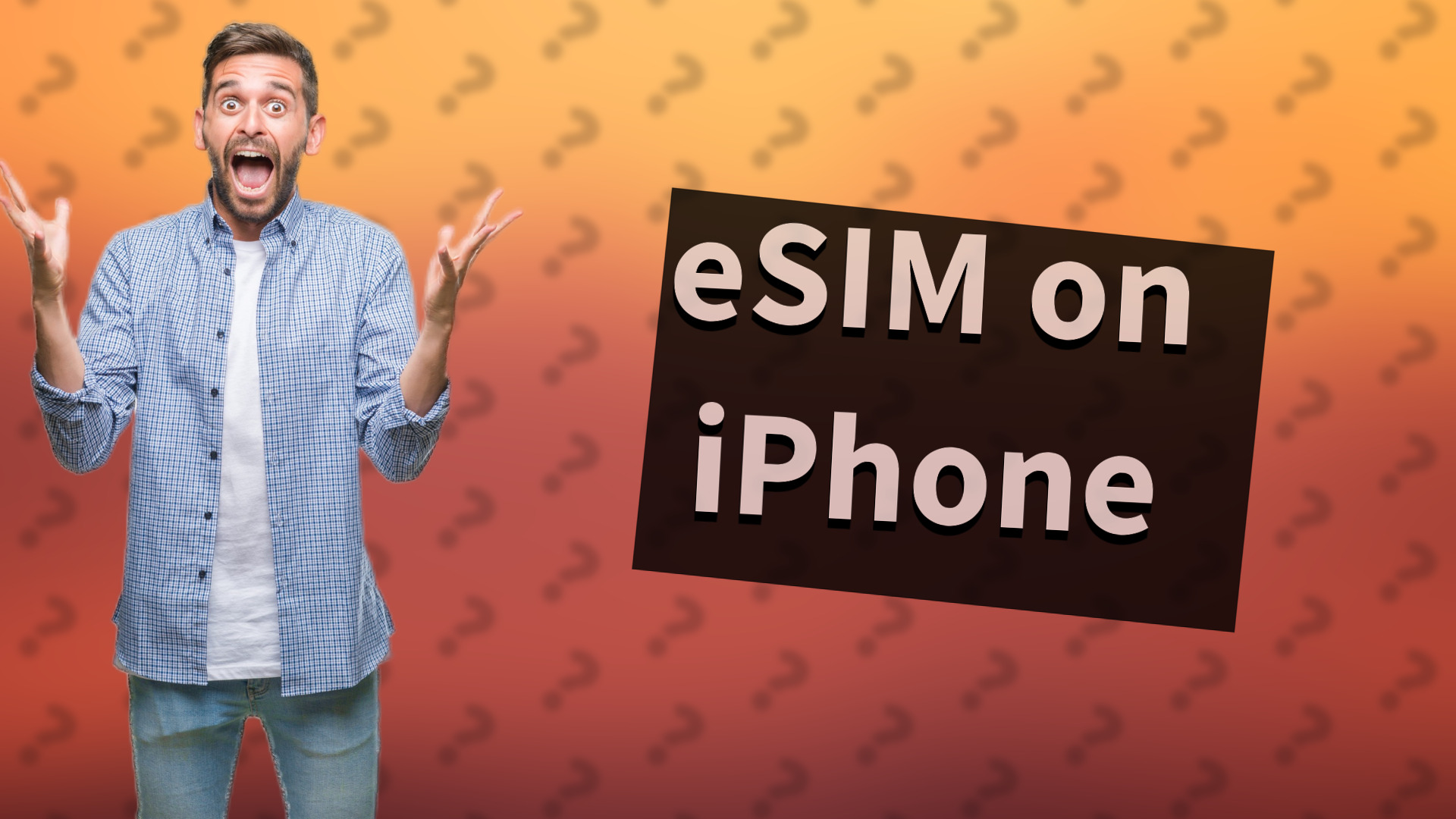 eSIM on iPhone