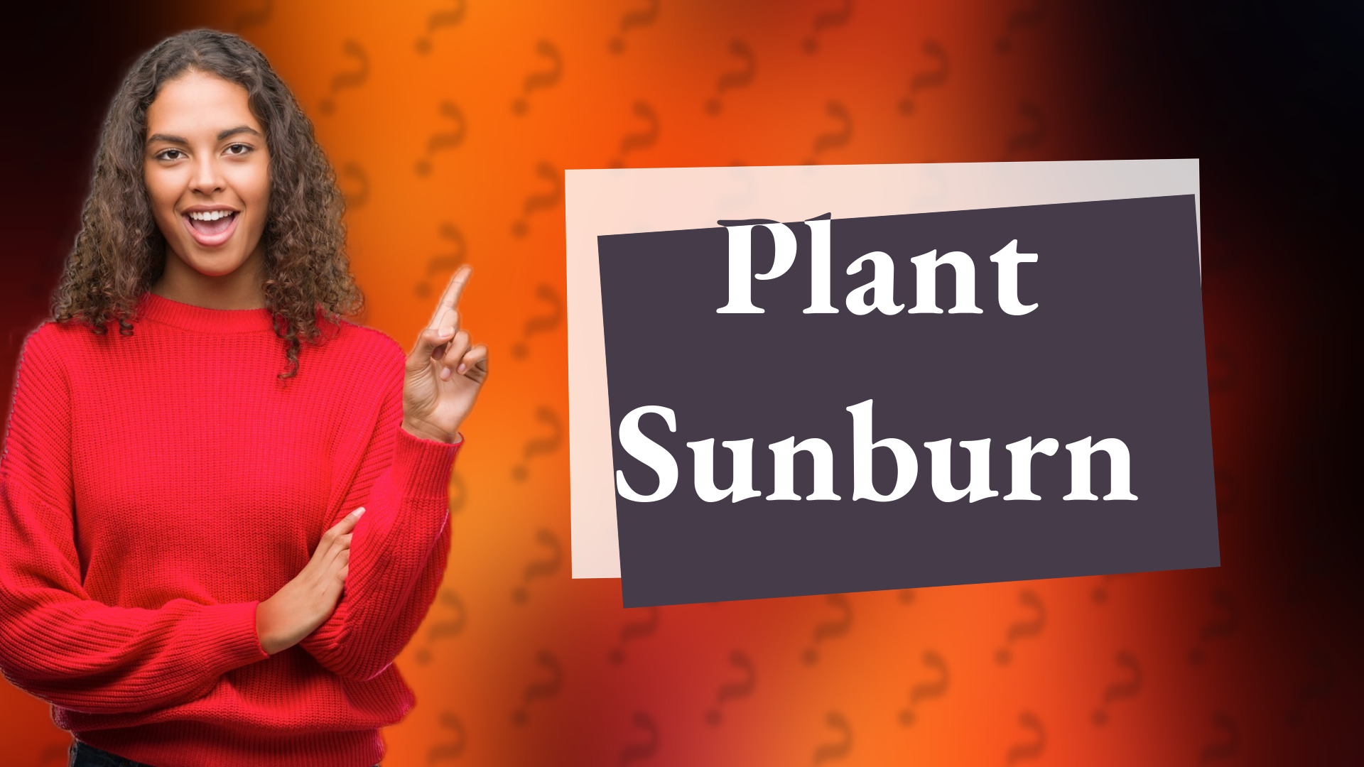 Plant Sunburn