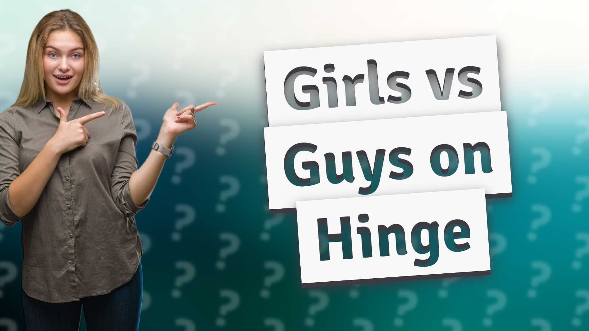 Girls vs Guys on Hinge