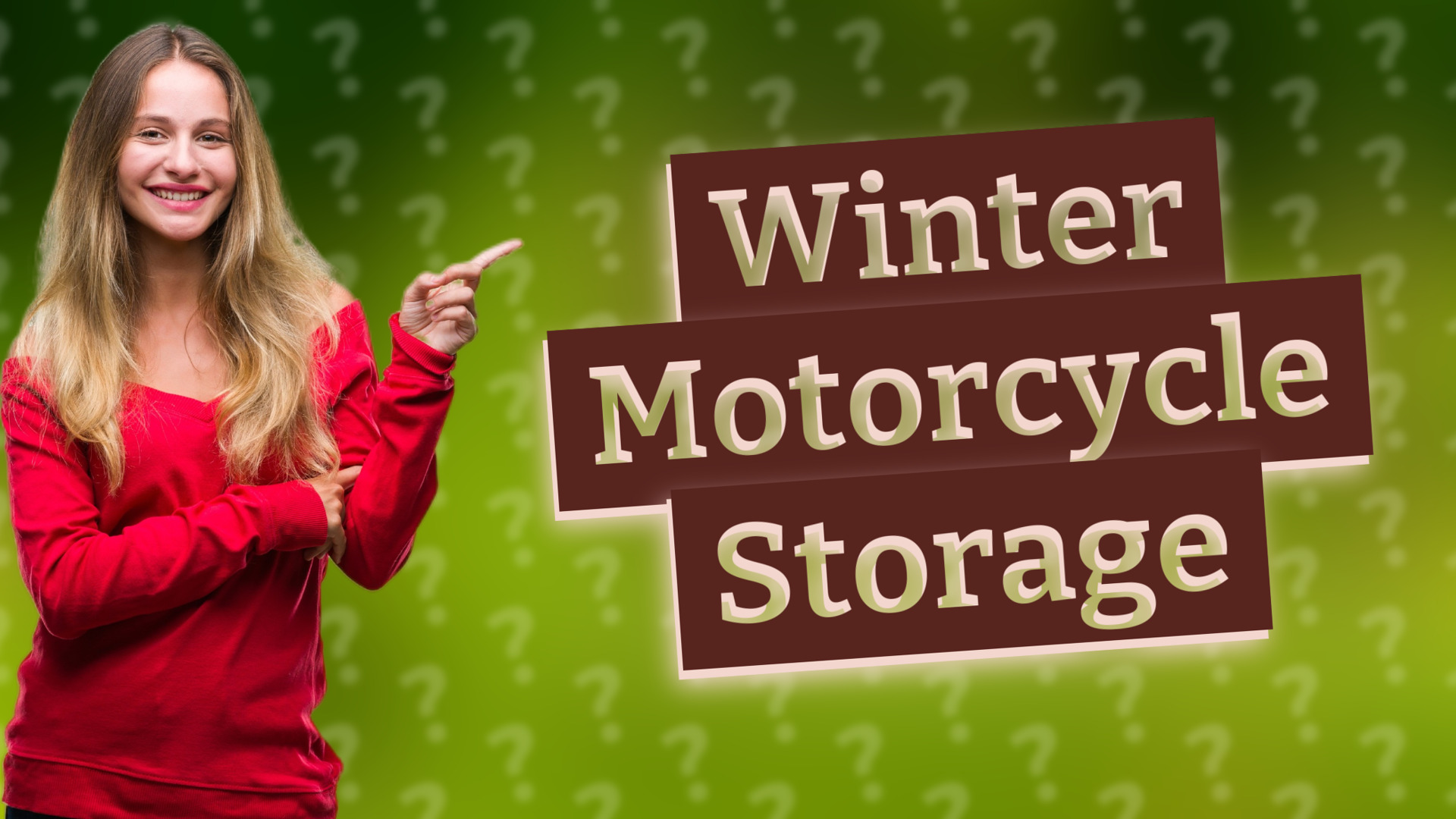 Winter Motorcycle Storage