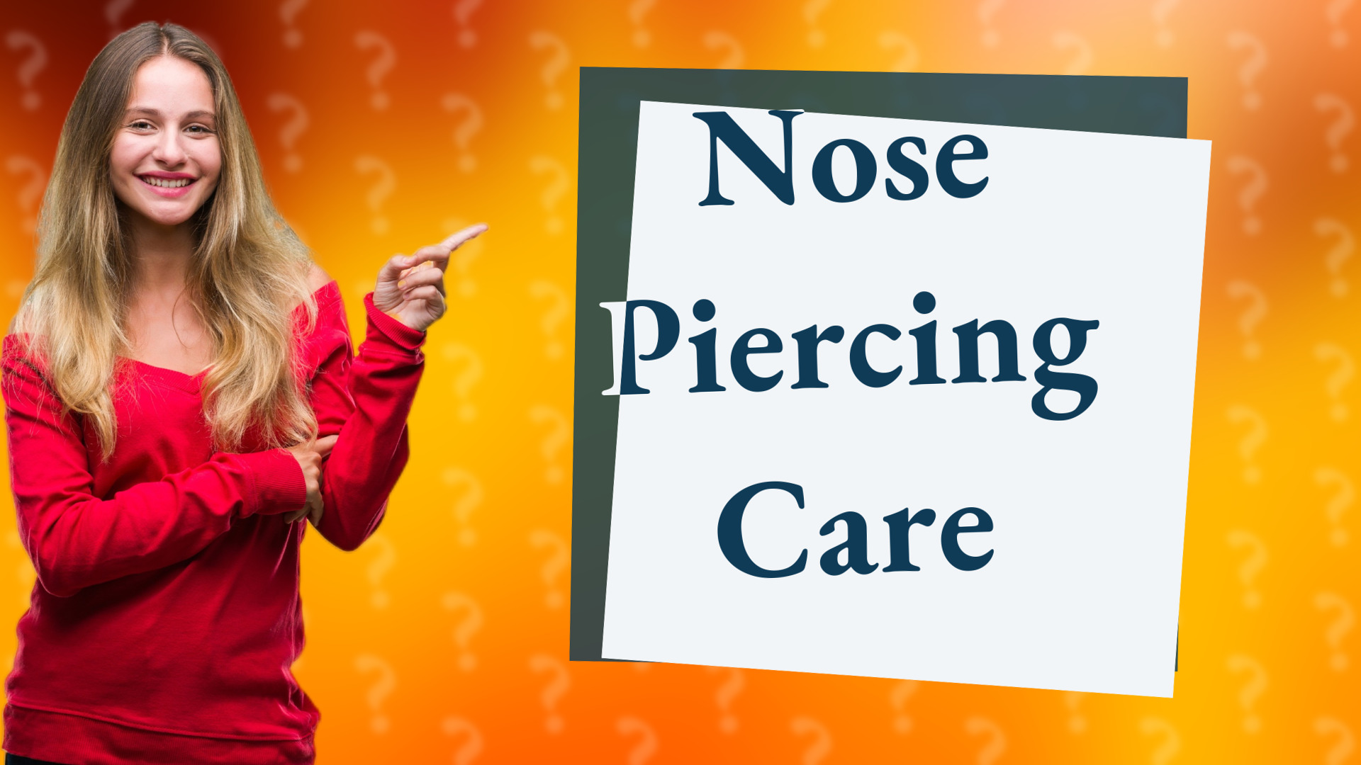 Nose Piercing Care
