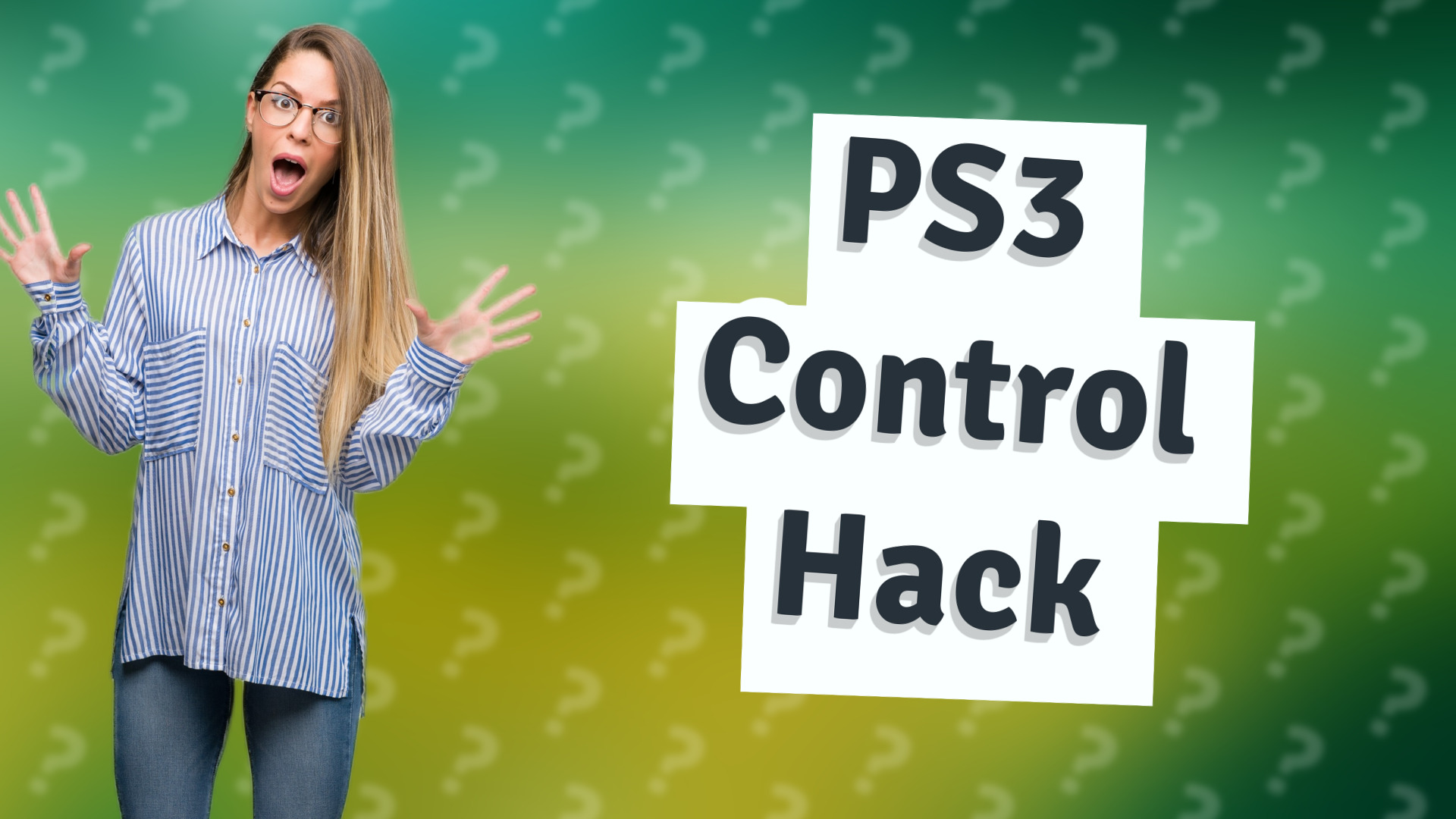 PS3 Control Hack