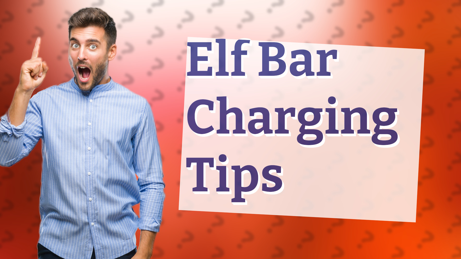 Elf Bar Charging Tips