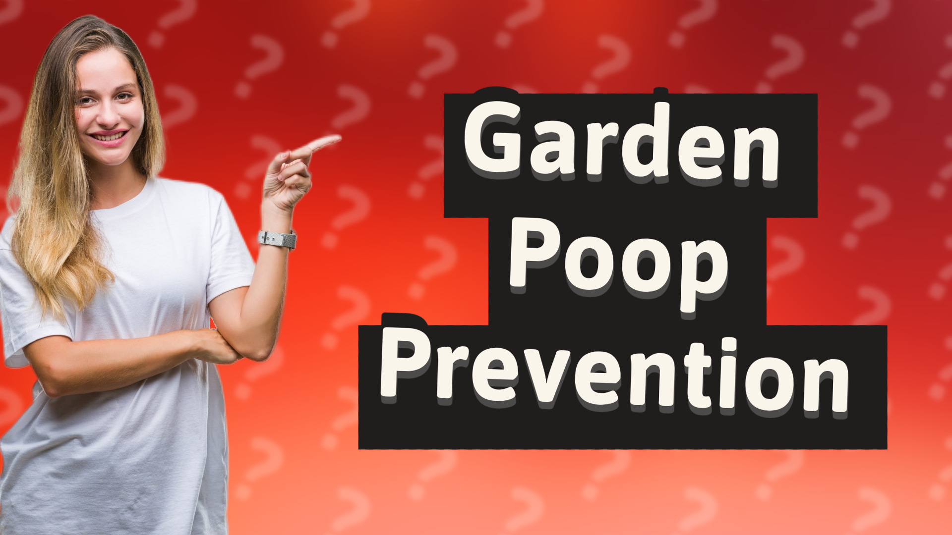 Garden Poop Prevention