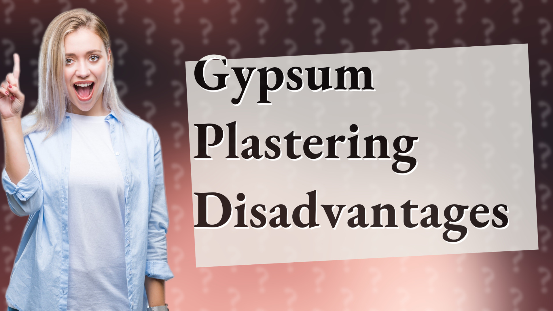 Gypsum Plastering Disadvantages