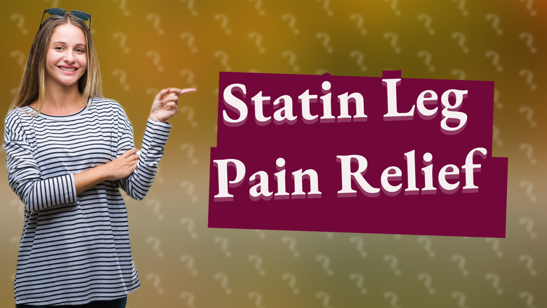 Statin Leg Pain Relief