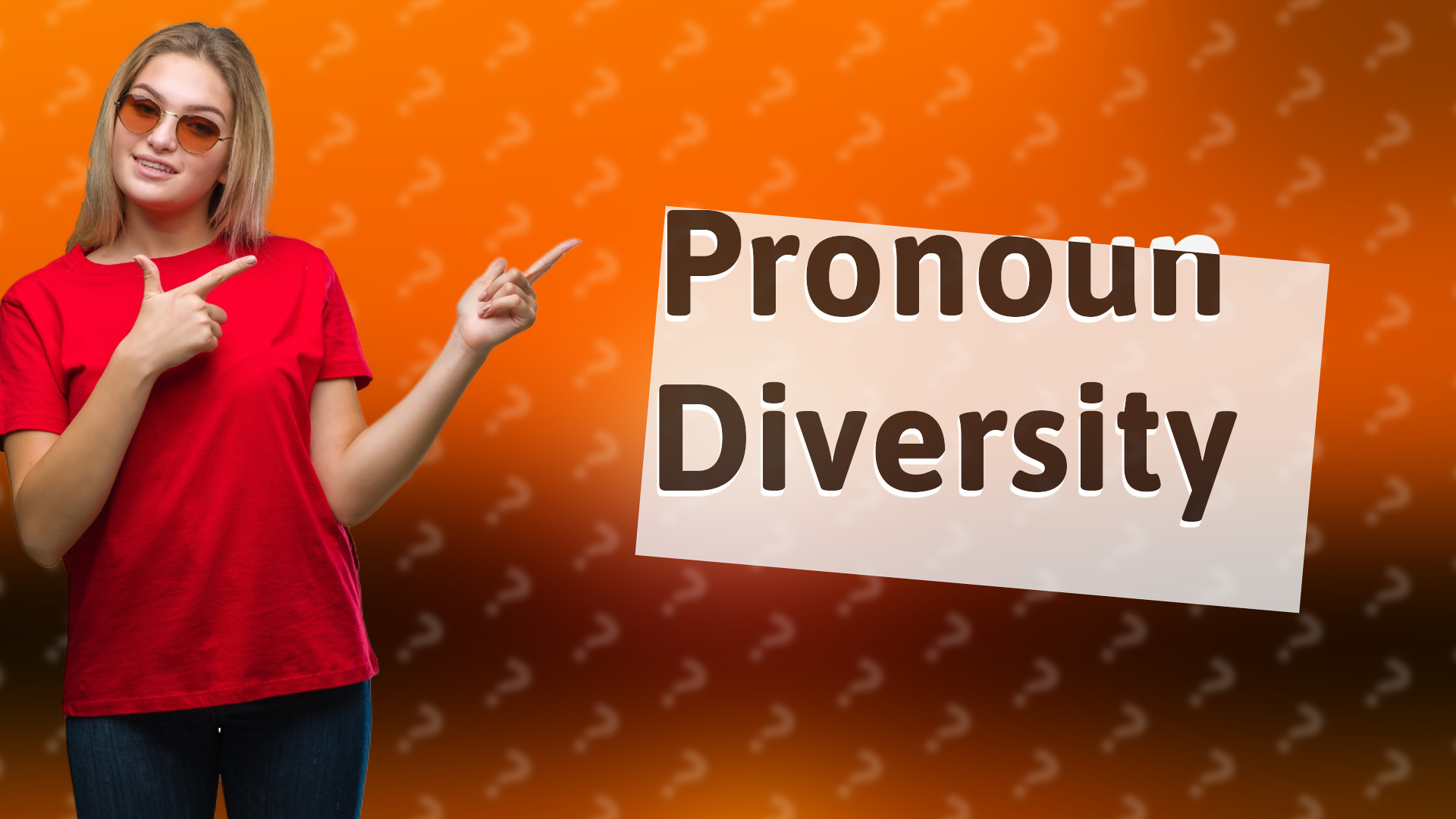 Pronoun Diversity