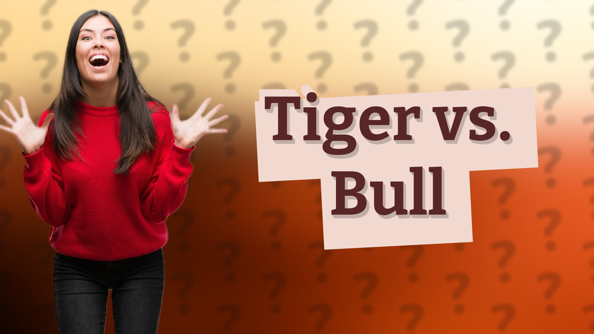 Tiger vs. Bull