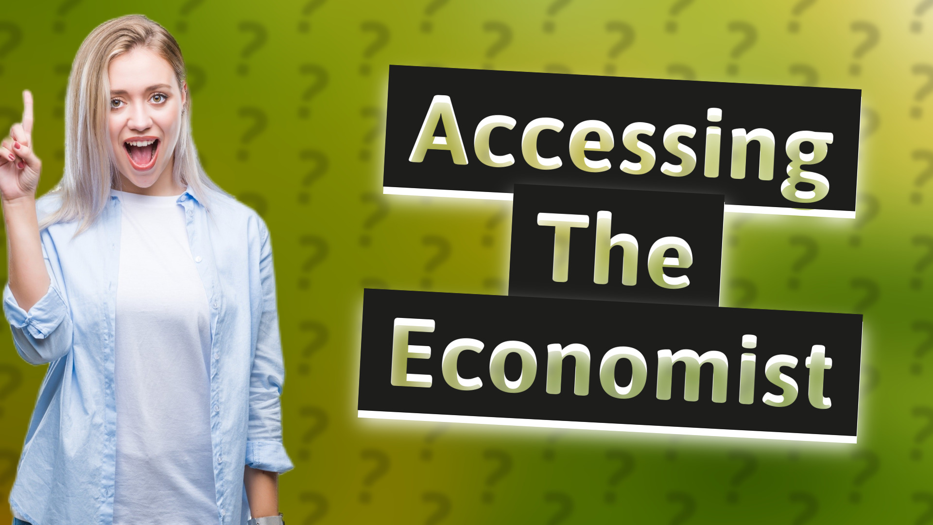 Accessing The Economist