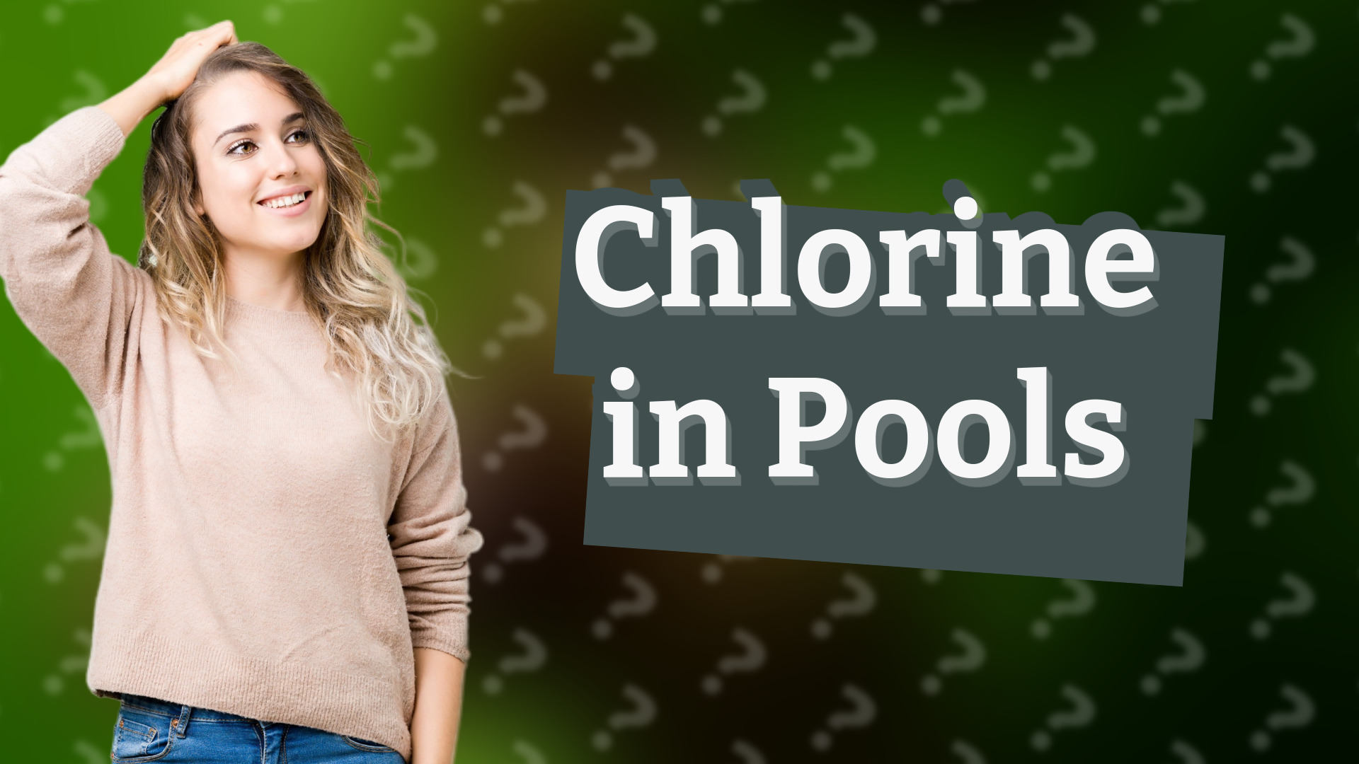 Chlorine in Pools