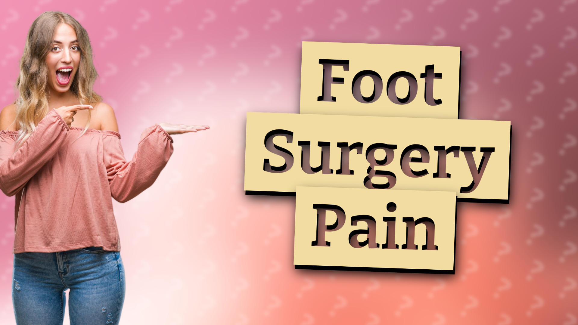 Foot Surgery Pain