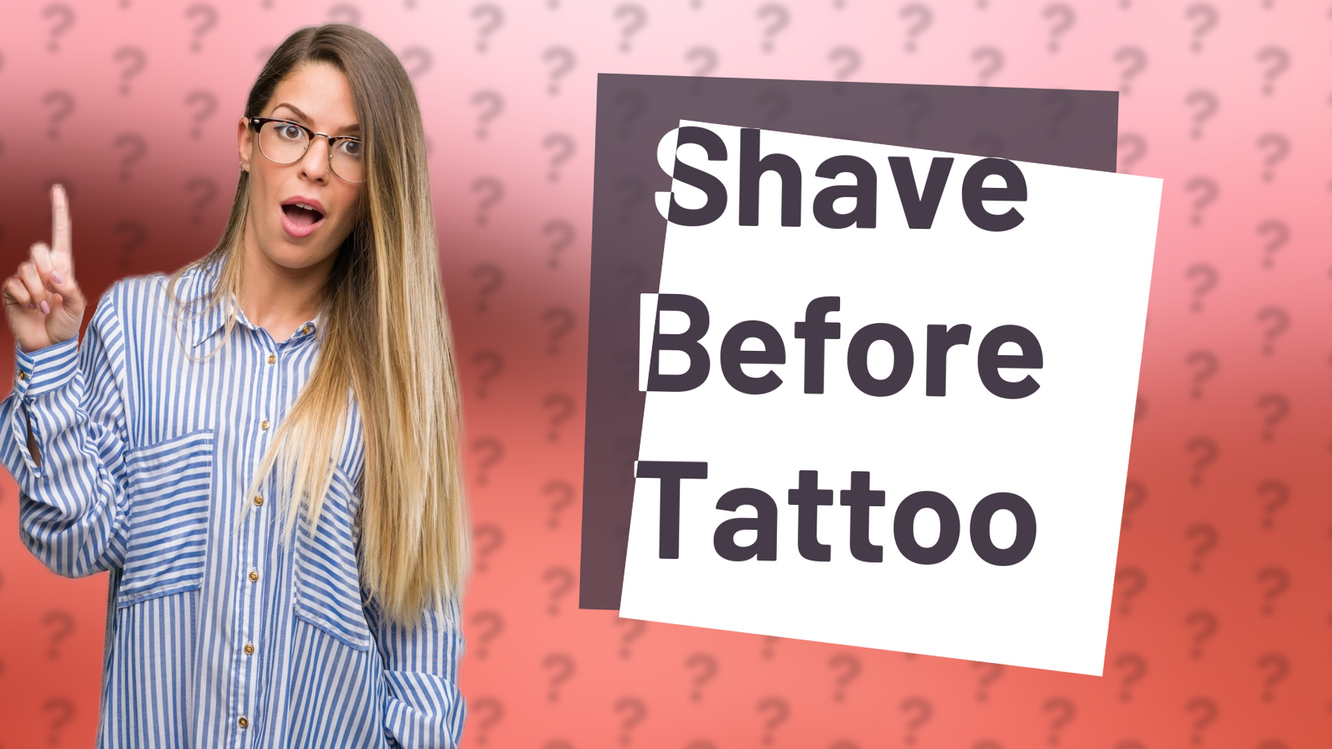 Shave Before Tattoo