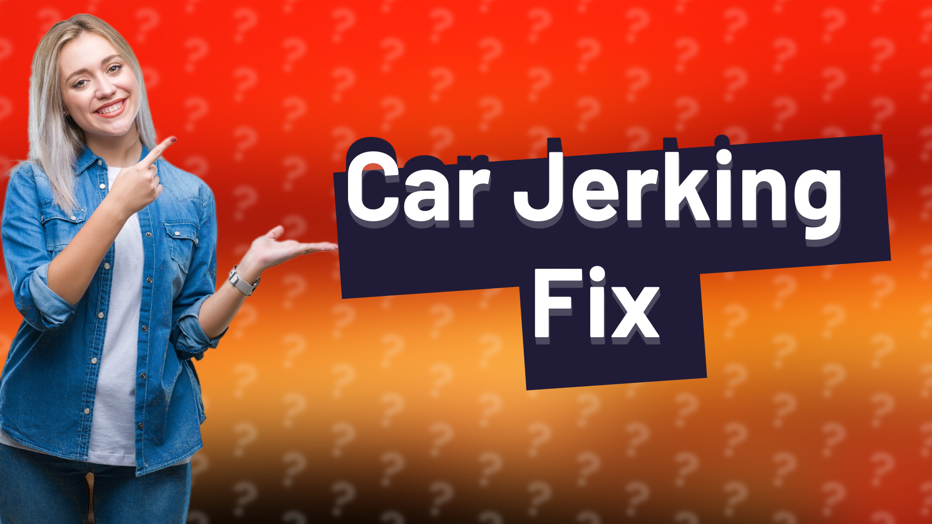 Car Jerking Fix