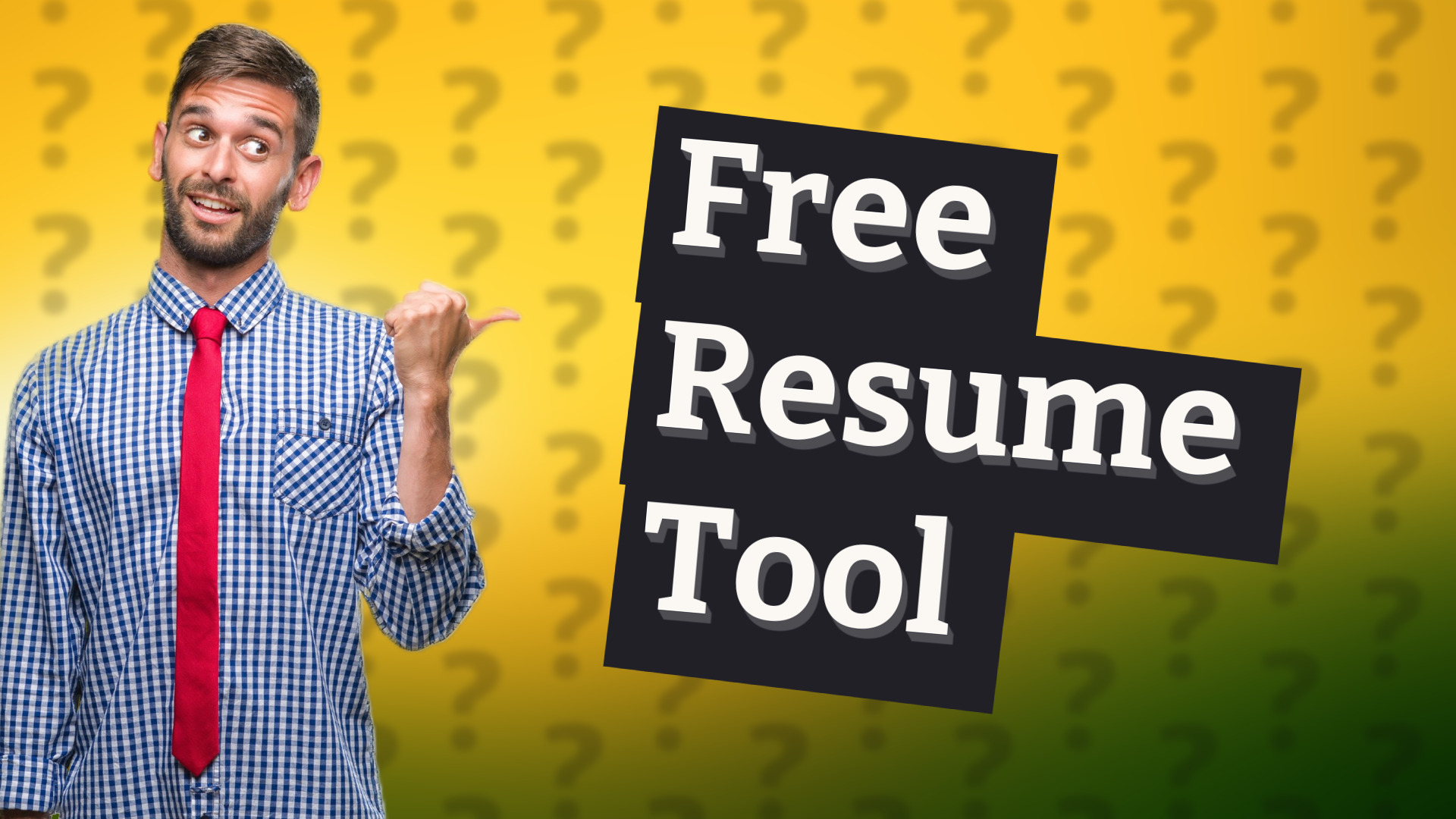 Free Resume Tool