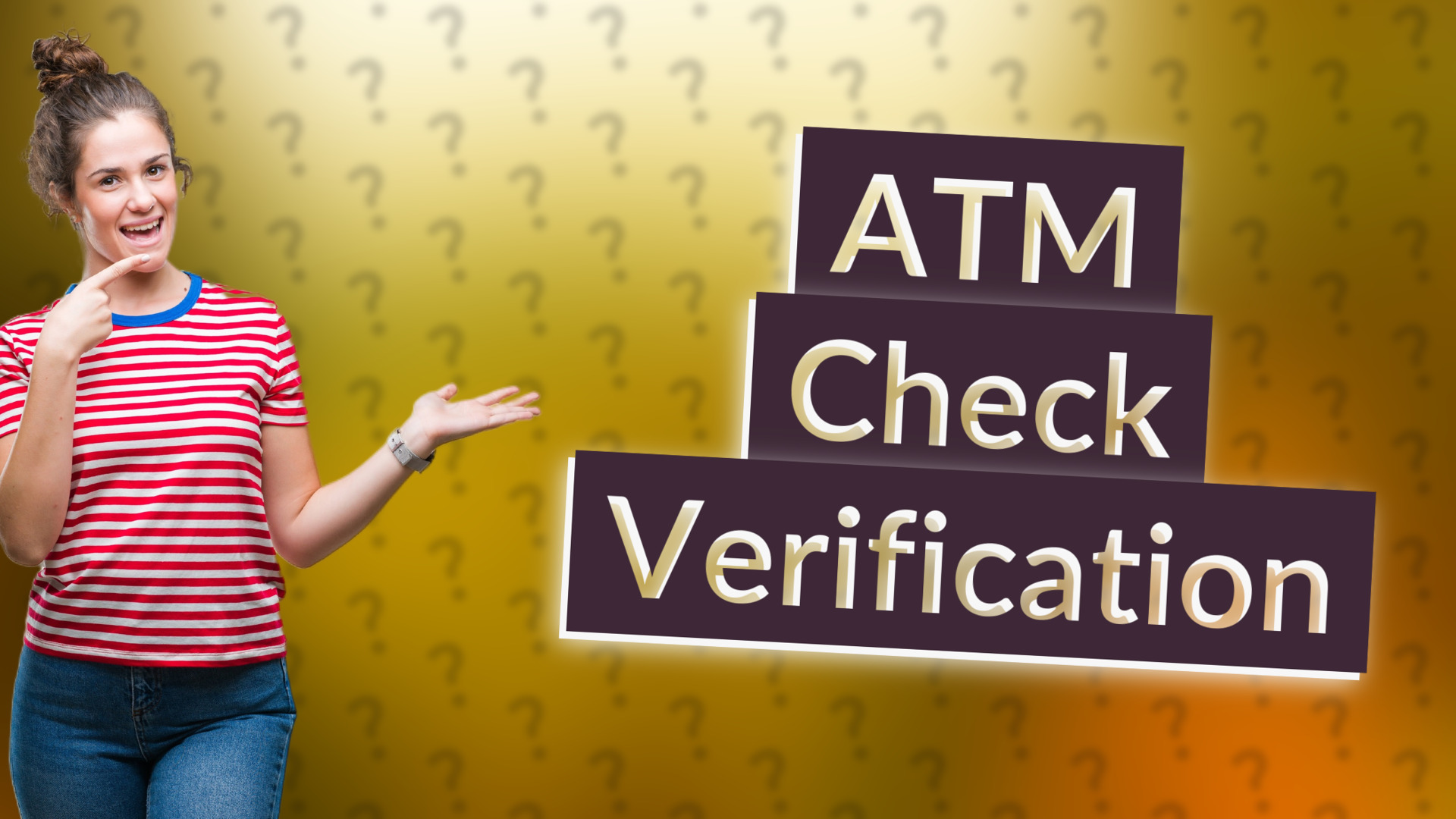 ATM Check Verification