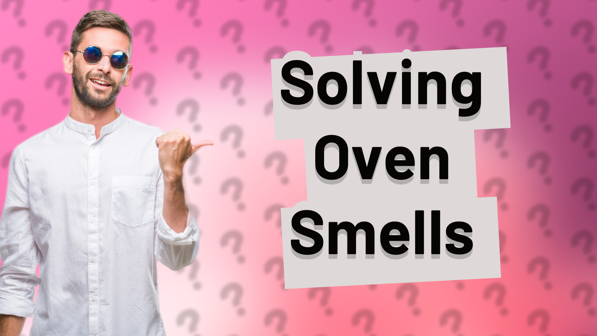 Solving Oven Smells
