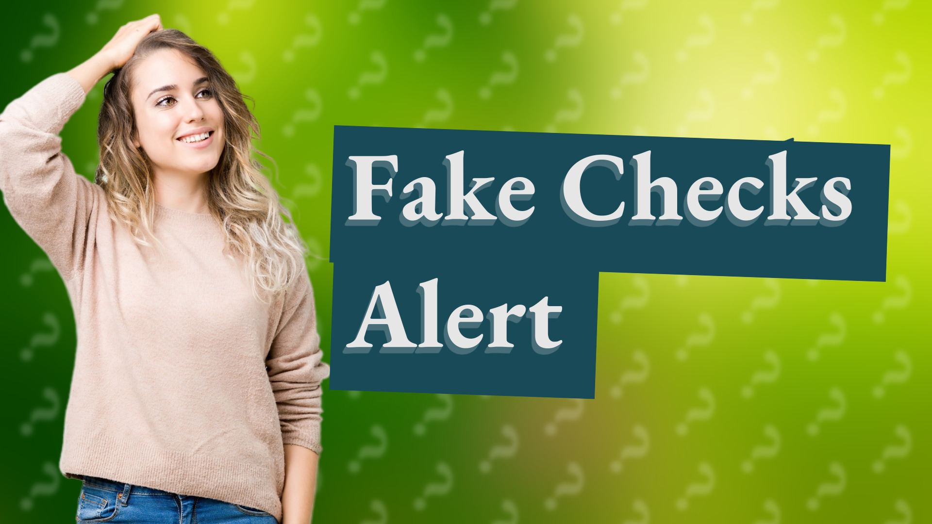 Fake Checks Alert