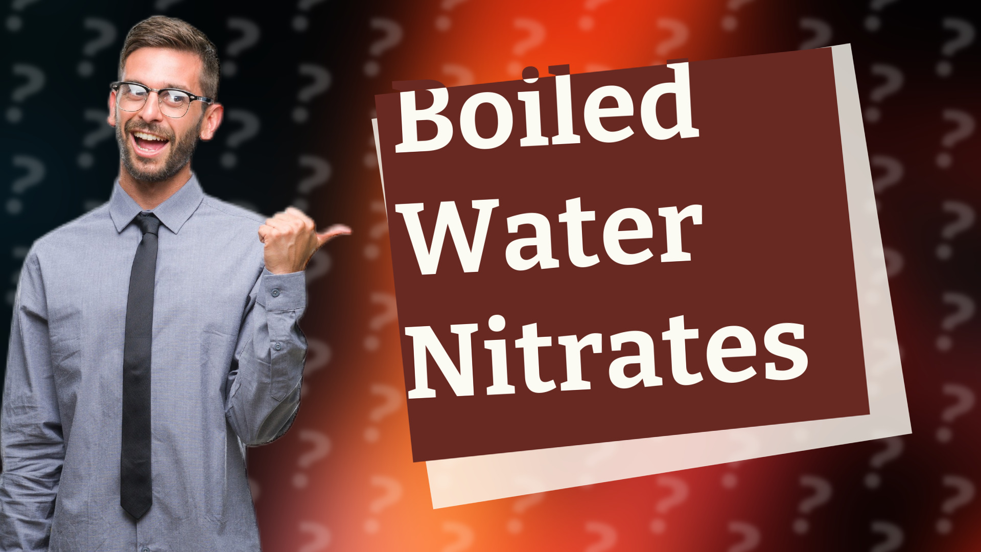 Boiled Water Nitrates