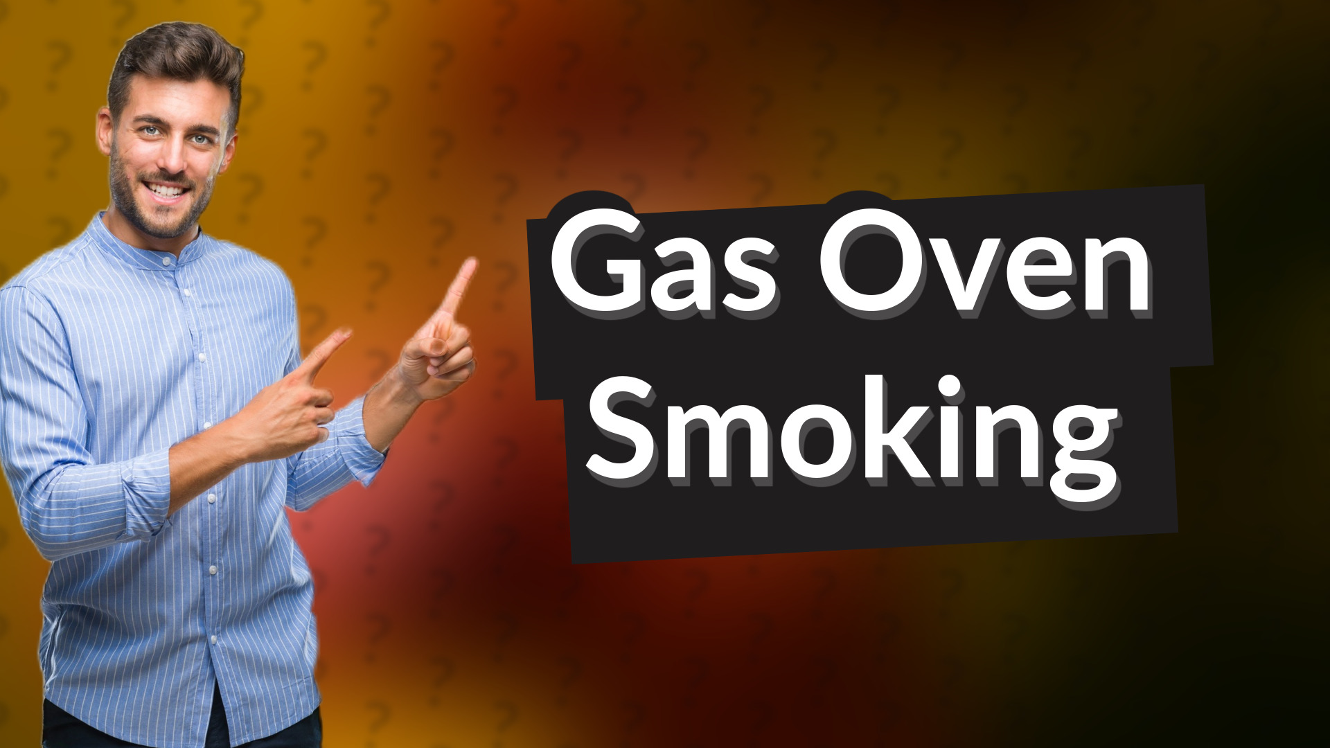 Gas Oven Smoking