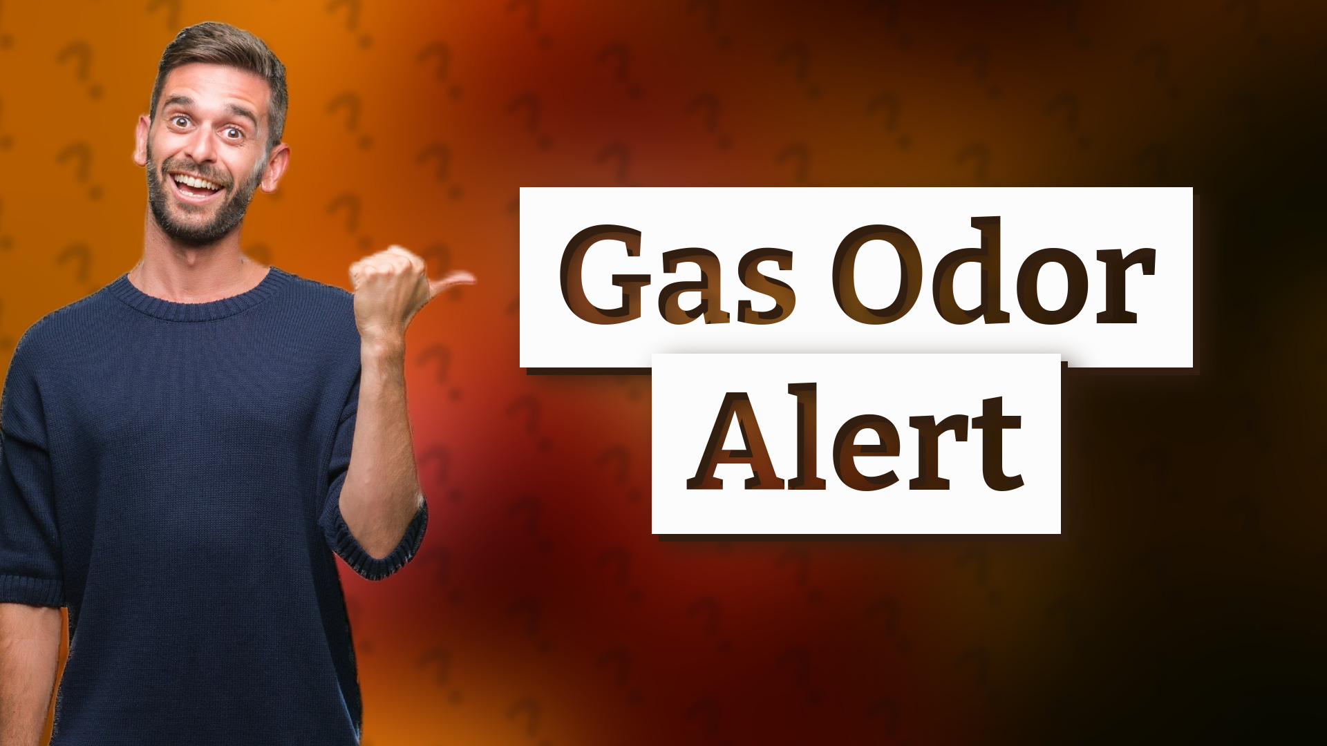 Gas Odor Alert