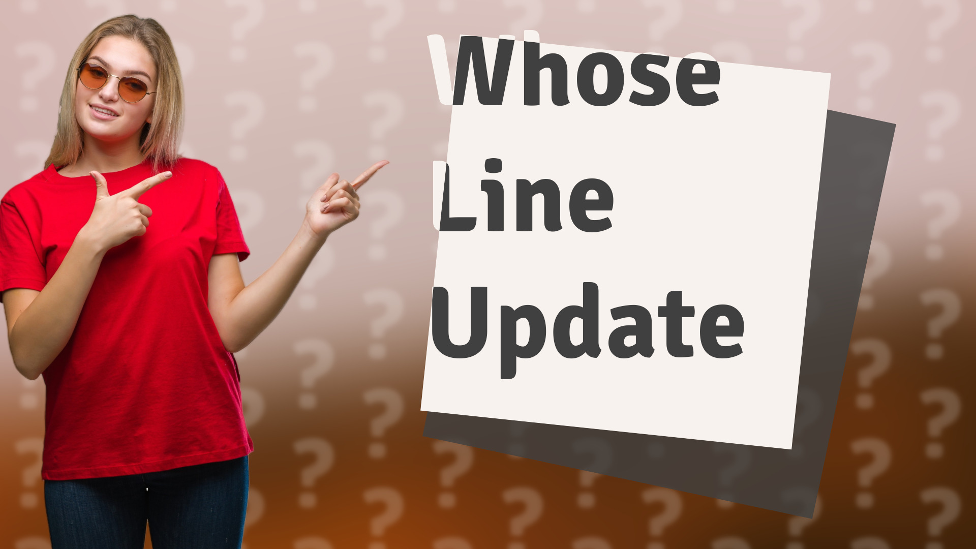 Whose Line Update