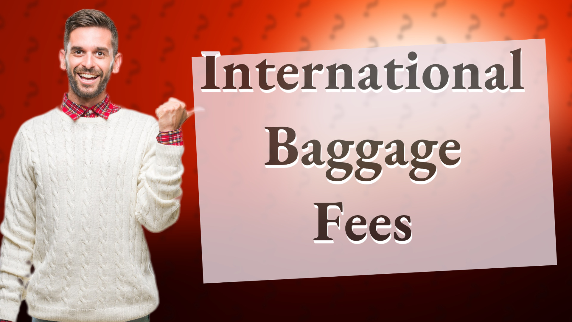 International Baggage Fees