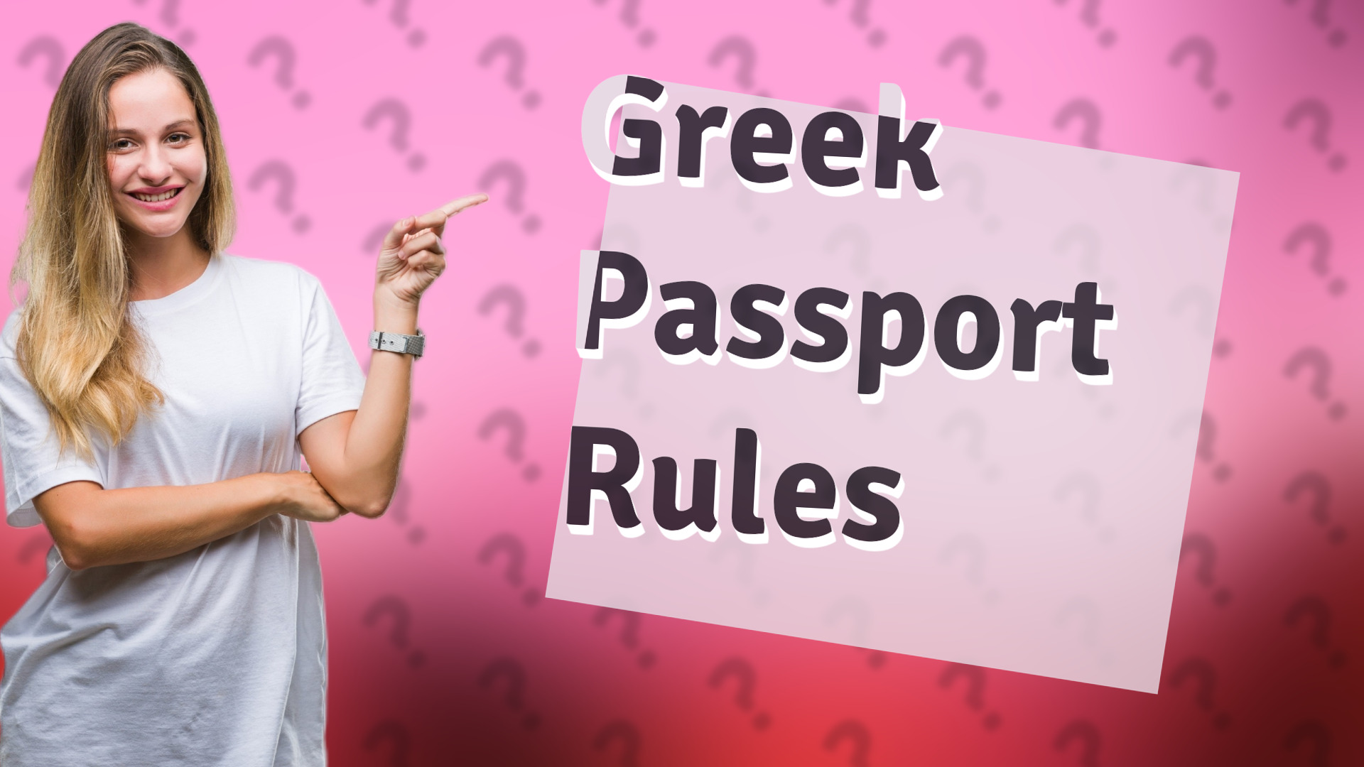 Greek Passport Rules
