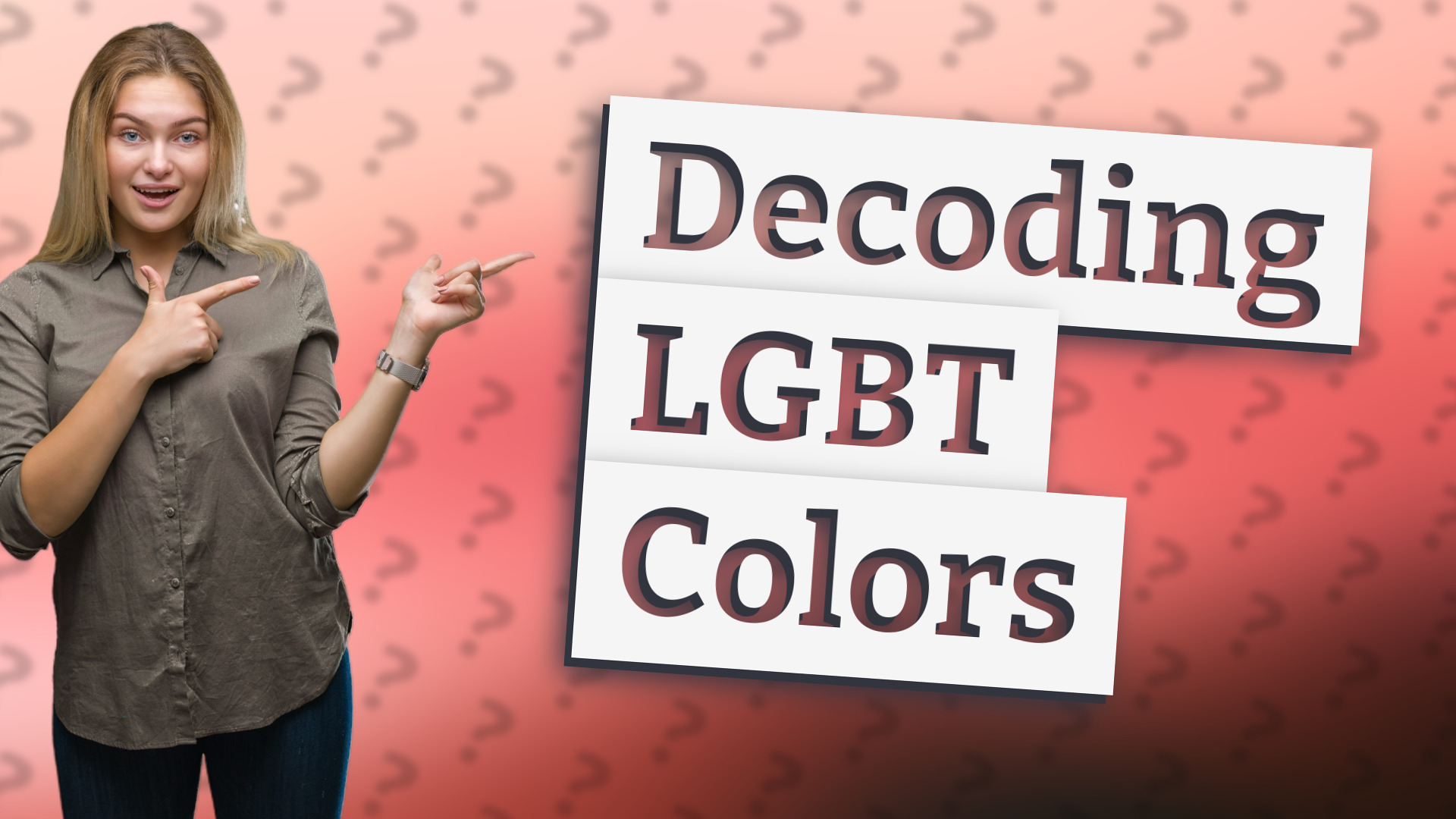 Decoding LGBT Colors