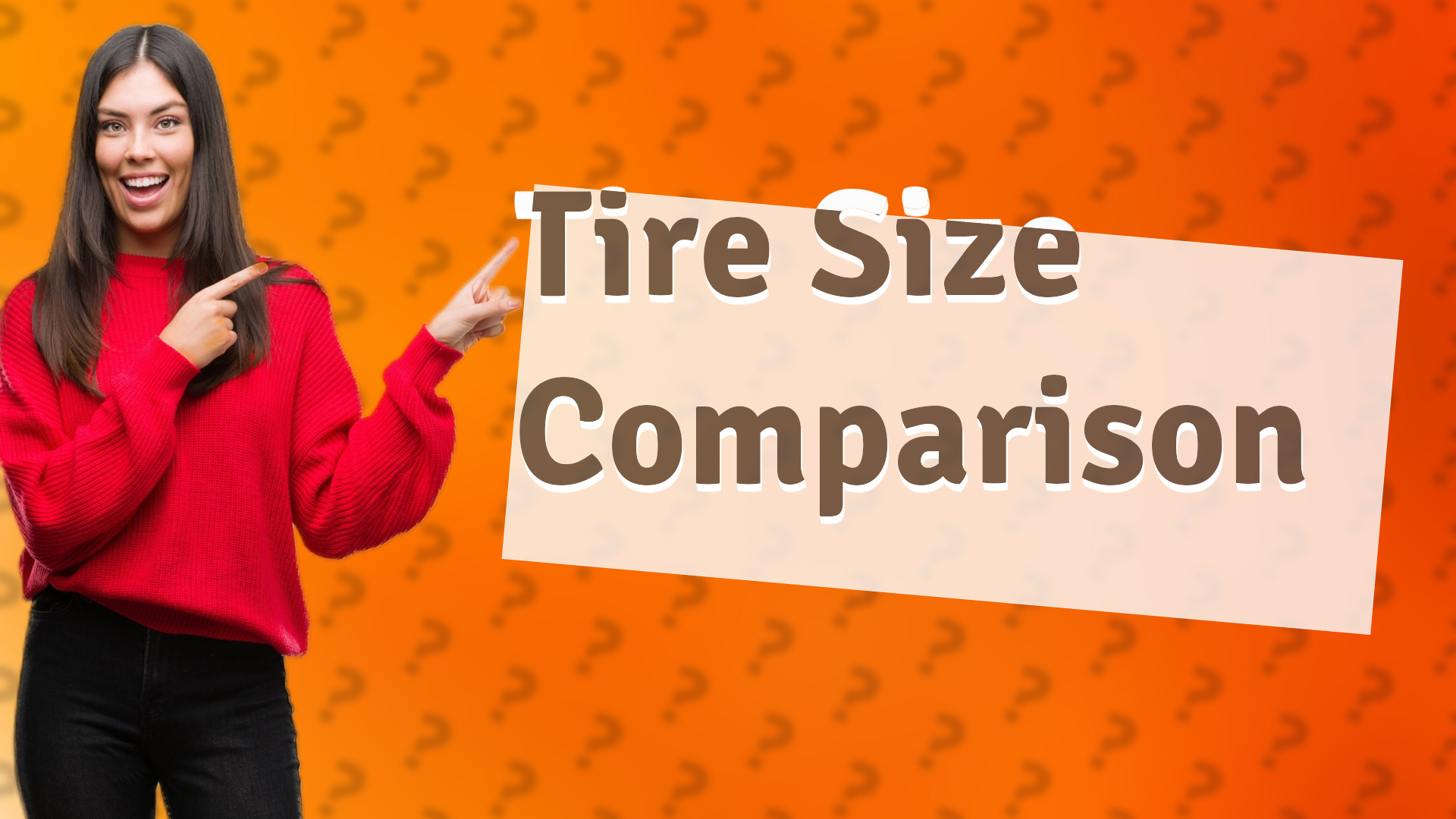 Tire Size Comparison