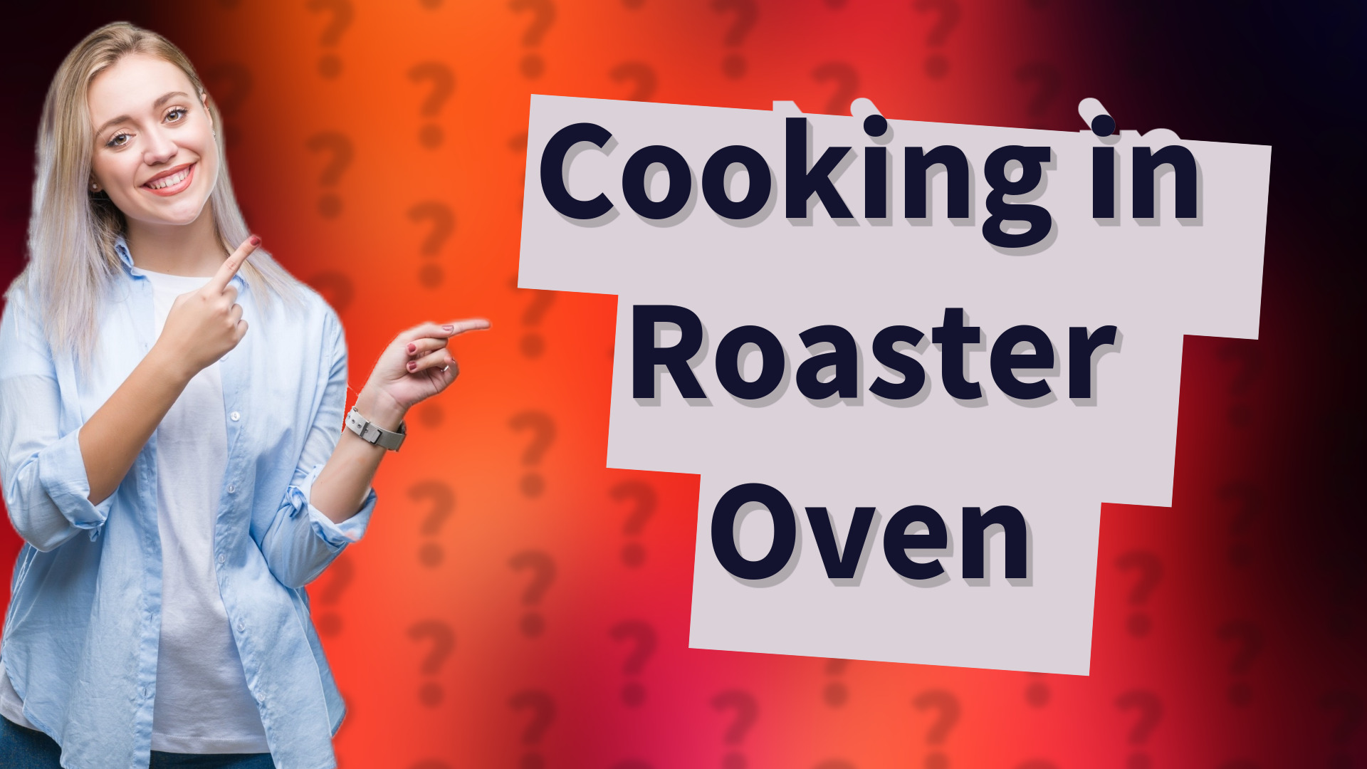 Cooking in Roaster Oven