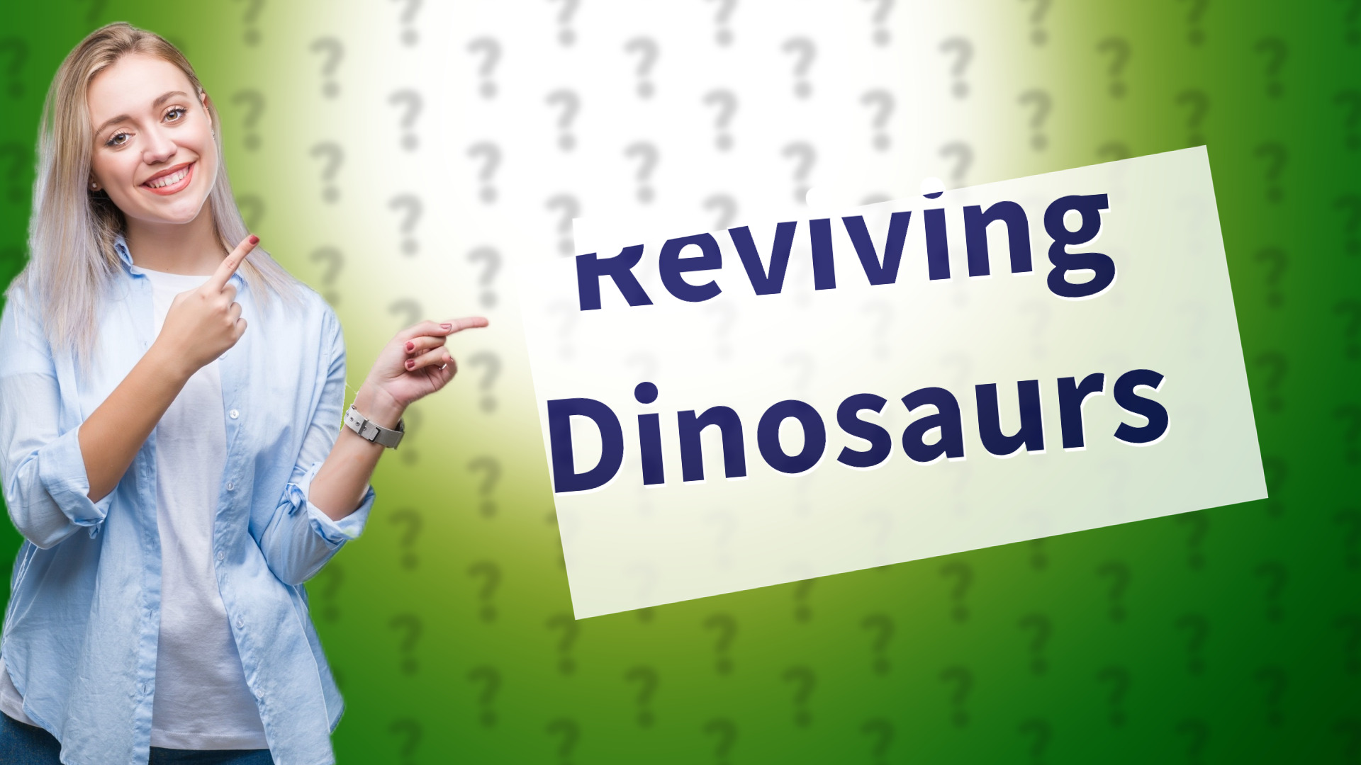 Reviving Dinosaurs
