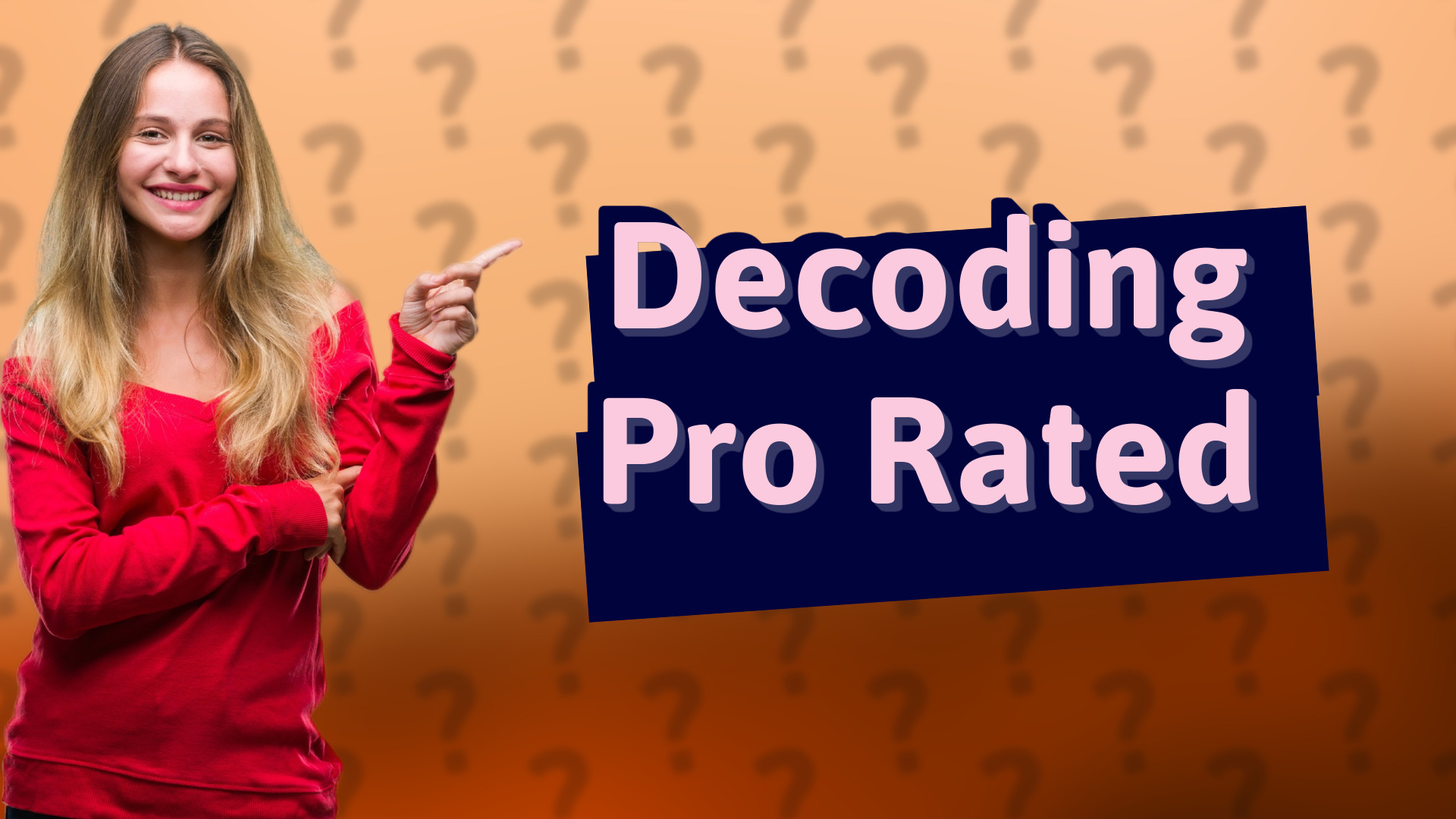 Decoding Pro Rated